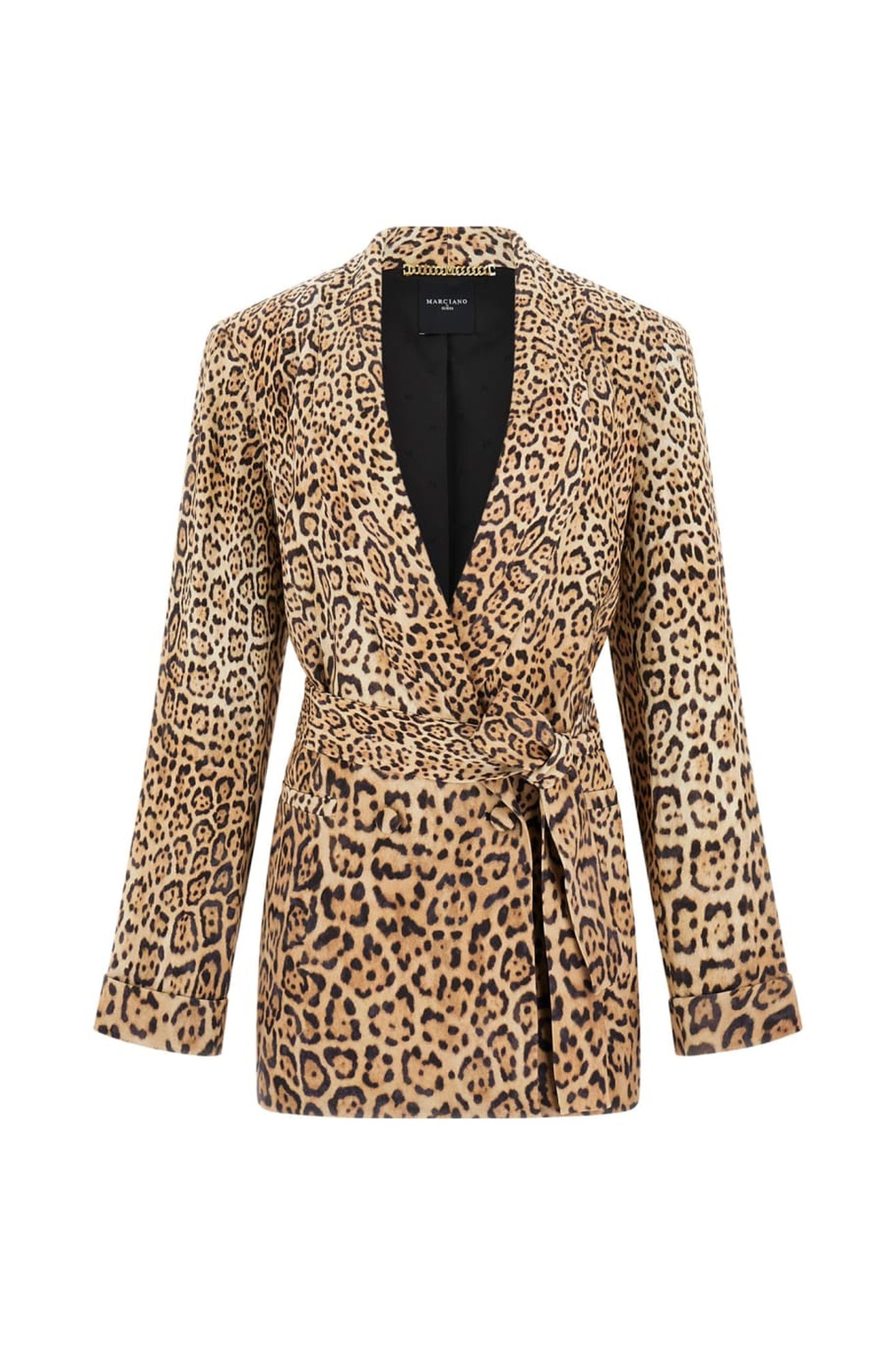 AMY BELTED BLAZER CHARMING LEOPARD DEG 4
