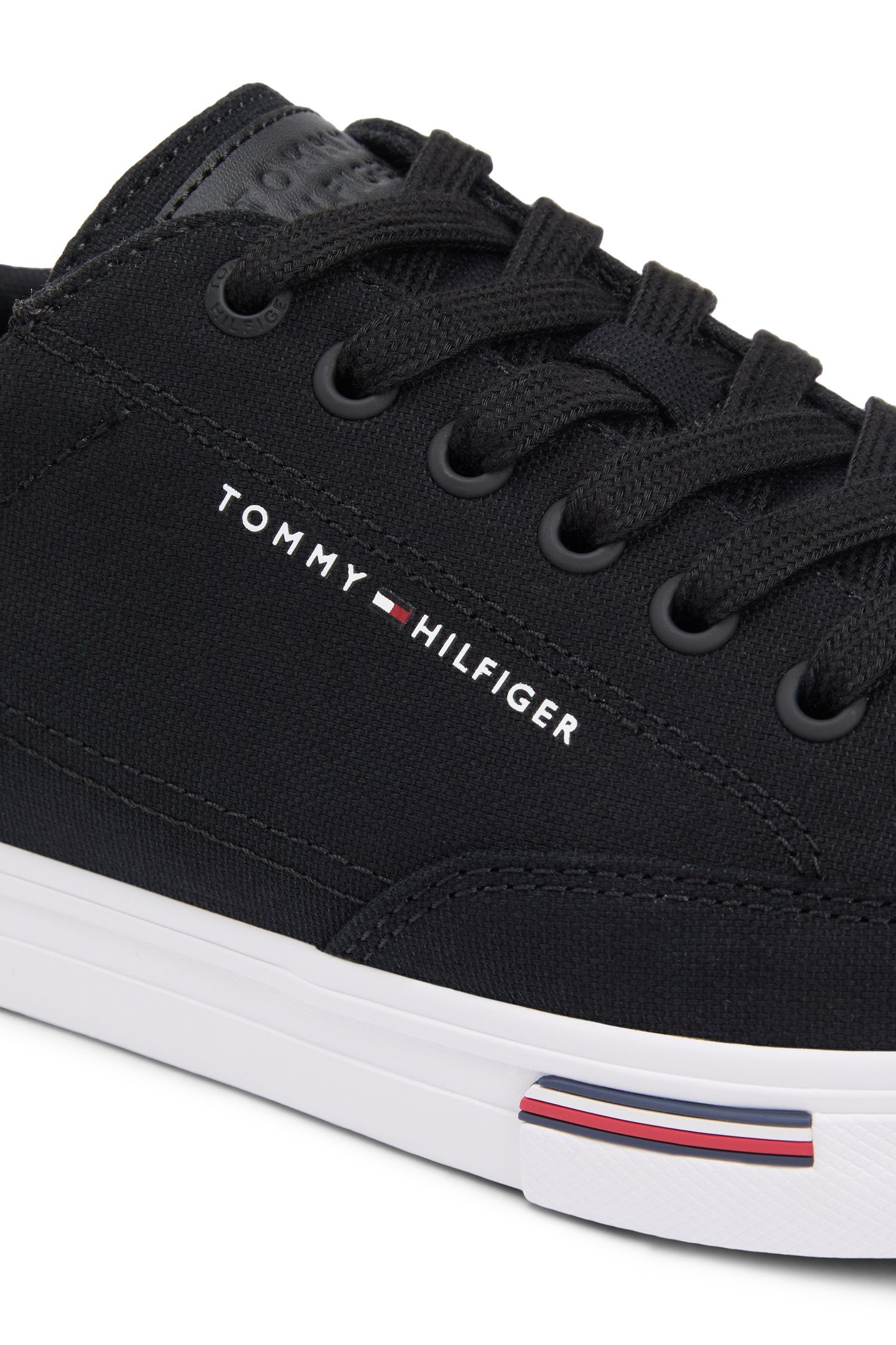 CANVAS SIGNATURE MIDSOLE TRAINERS BLACK 6