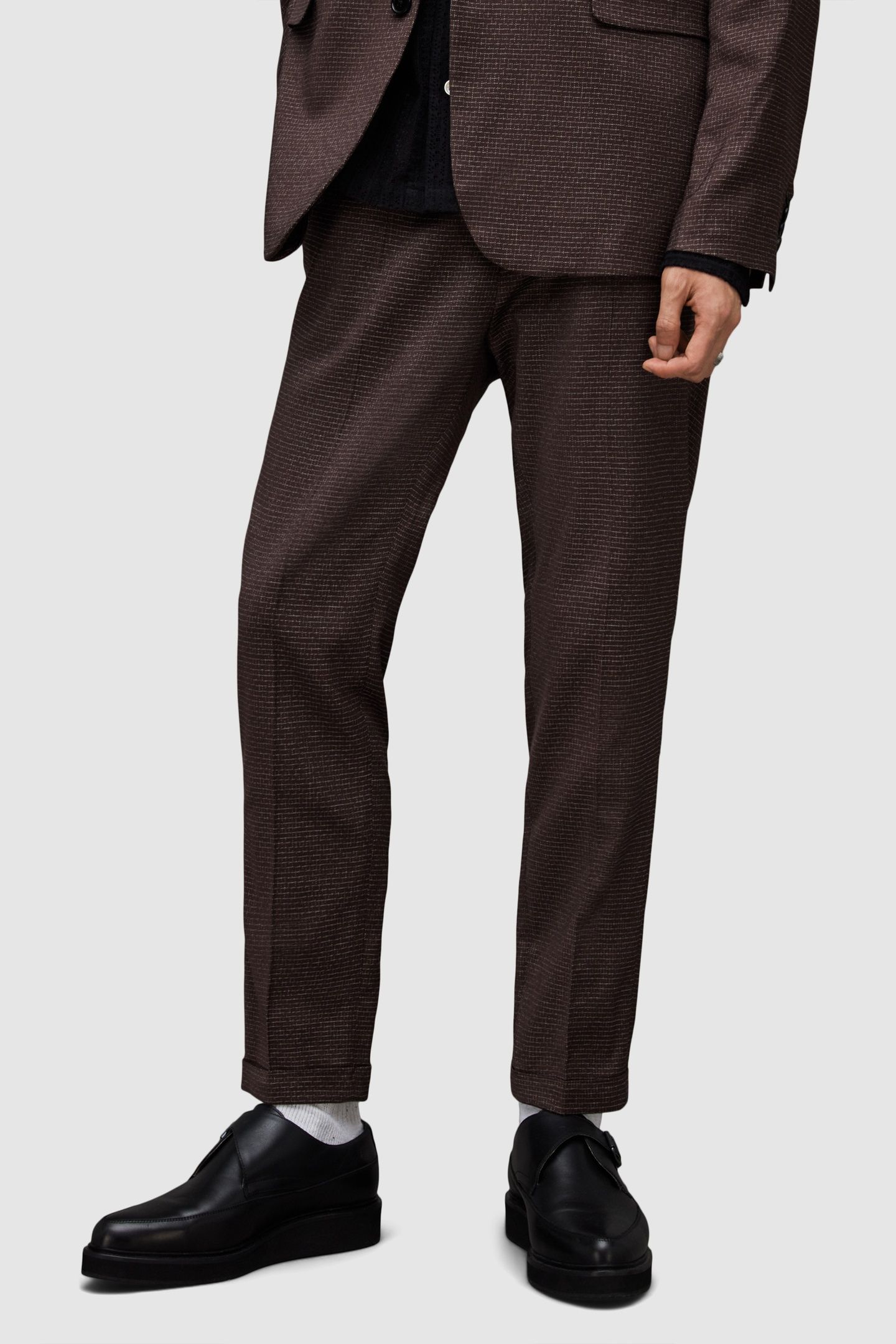 LOWDES TROUSER OXBLOOD RED 4
