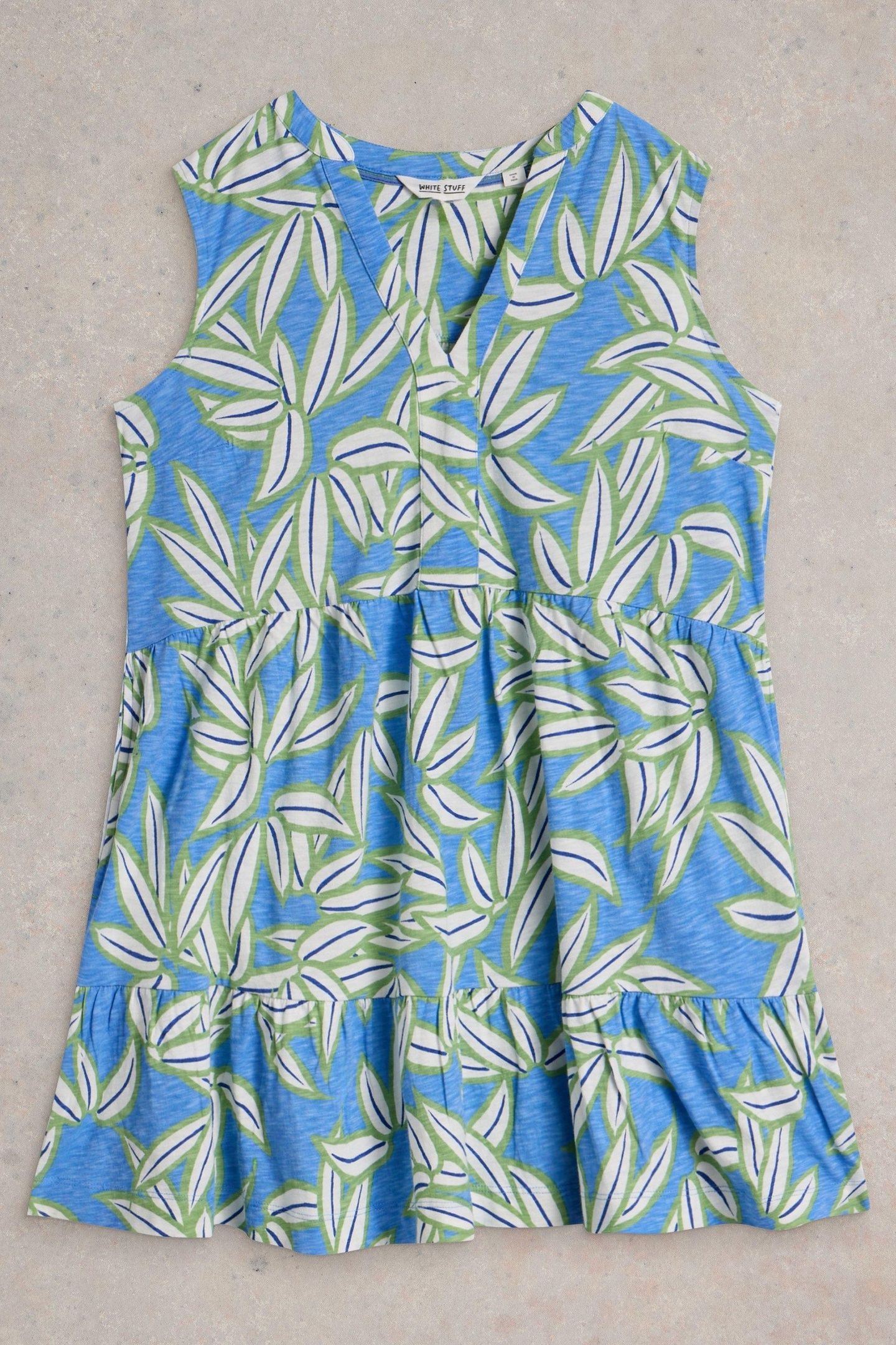 MACIE SLEEVELESS TUNIC BLUE MULTI 4