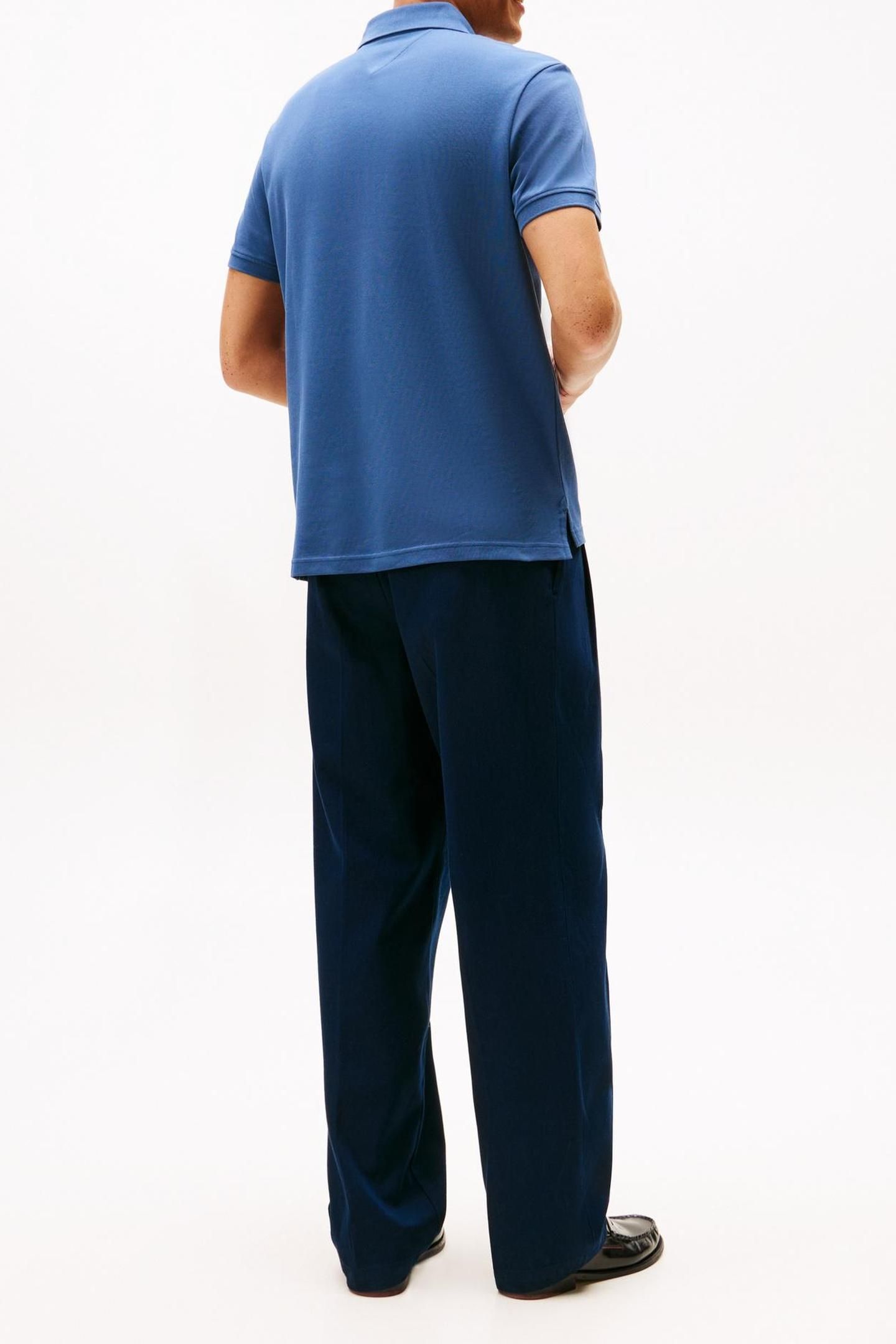 HILFIGER CHEST INSERT POLO AEGEAN SEA 3