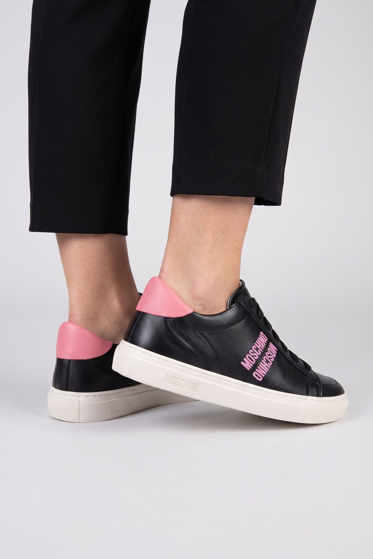 CALFSKIN SNEAKERS BLACK 3