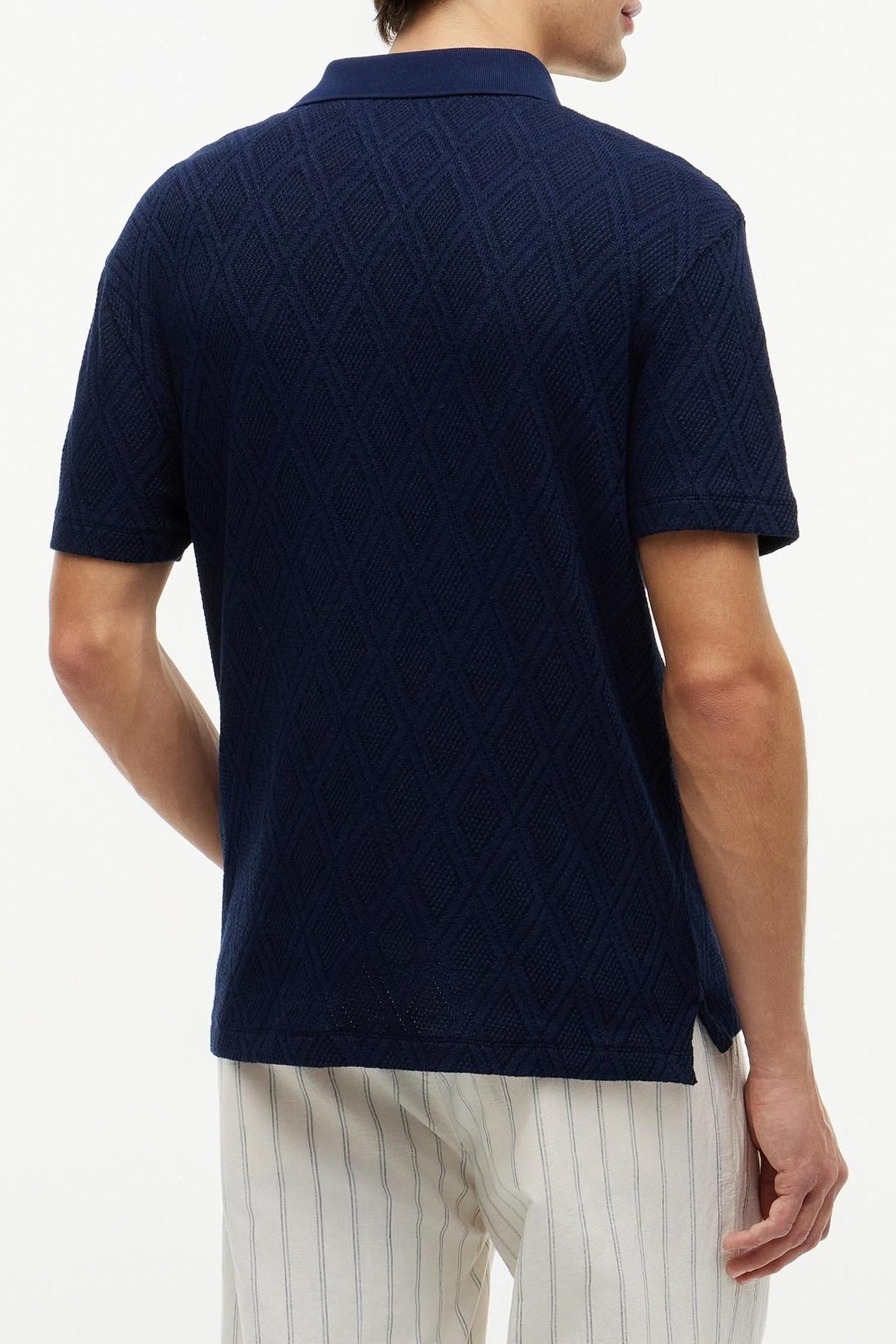 JACQUARD CLASSIC FIT CARBON NAVY 2