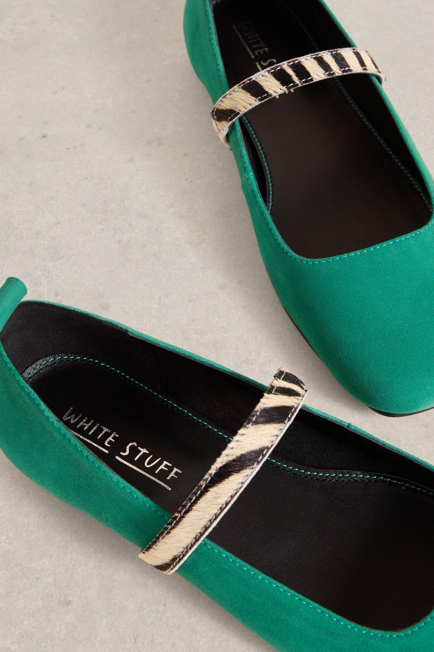 MINNIE STRAP LEATHER BALLERINA BRIGHT GREEN 4