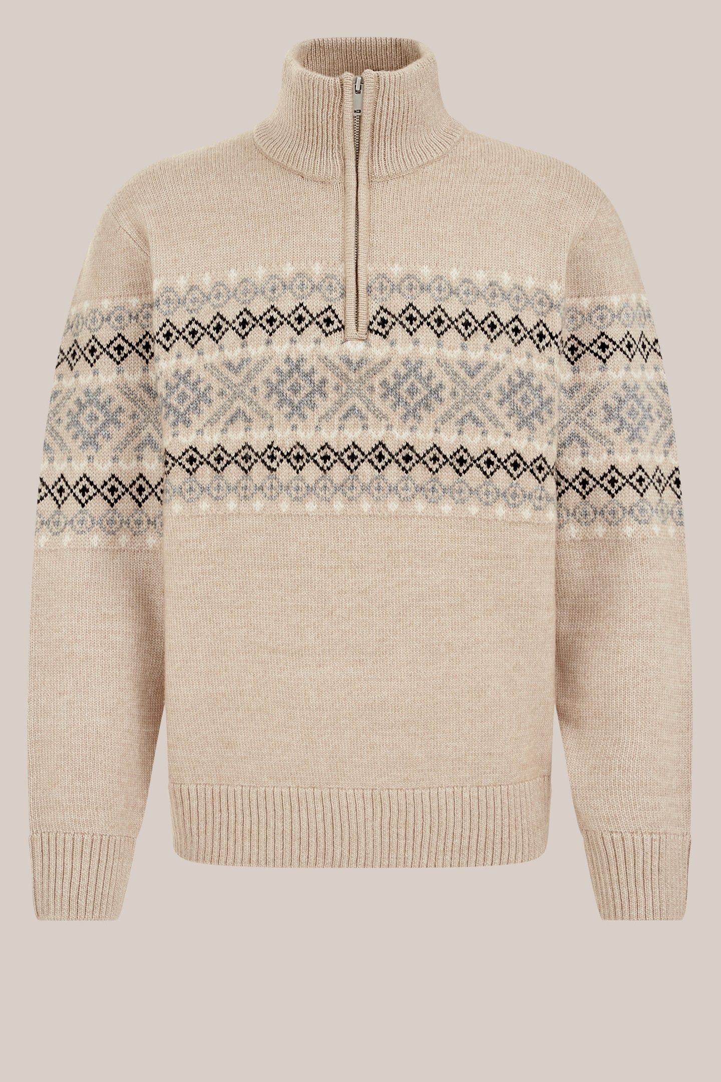 HALFWAY ZIPPER BEIGE 4