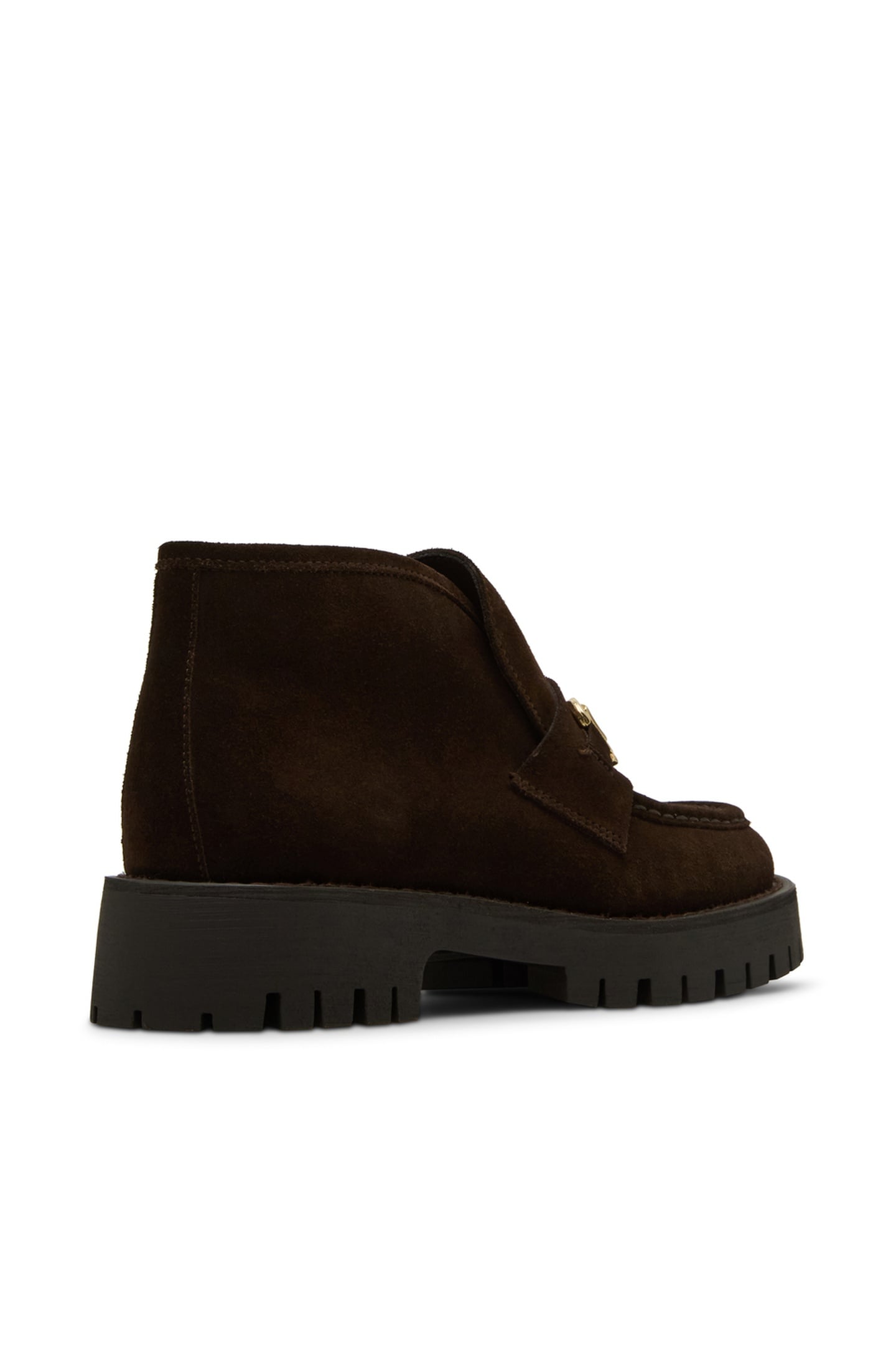 LEON FLAT SHOES CHOCOLATE BROWN SUEDE 3