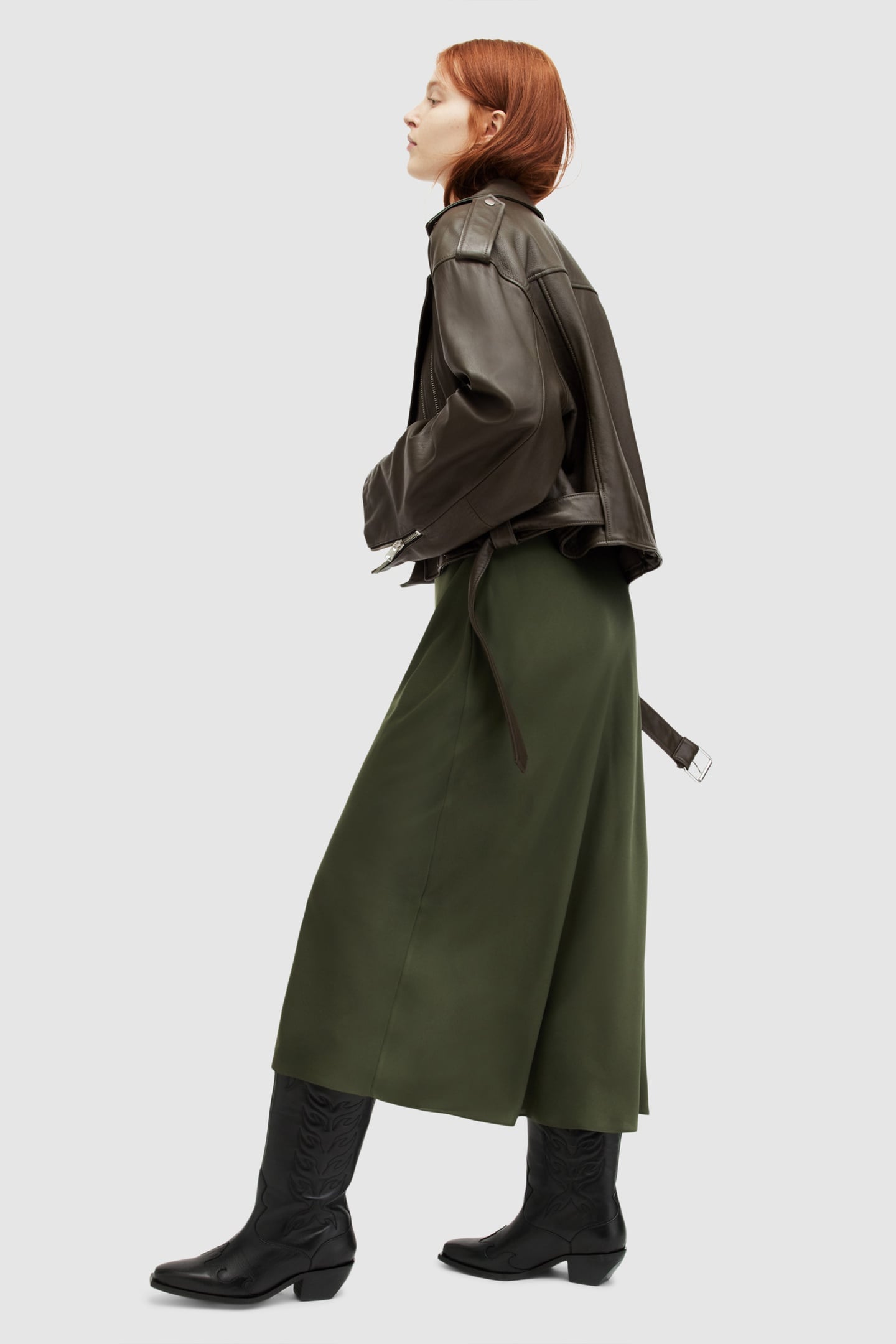 DAYLE BIKER ARMY GREEN 8