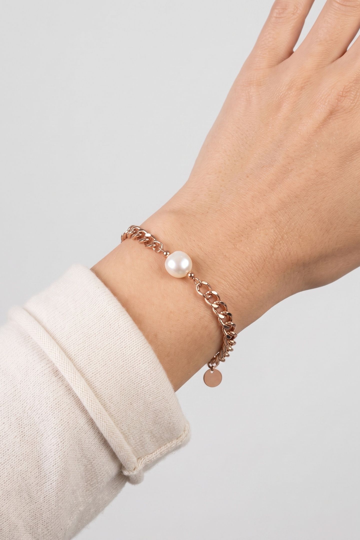 STRUCTURE ARMBAND ROSEGOLD 1