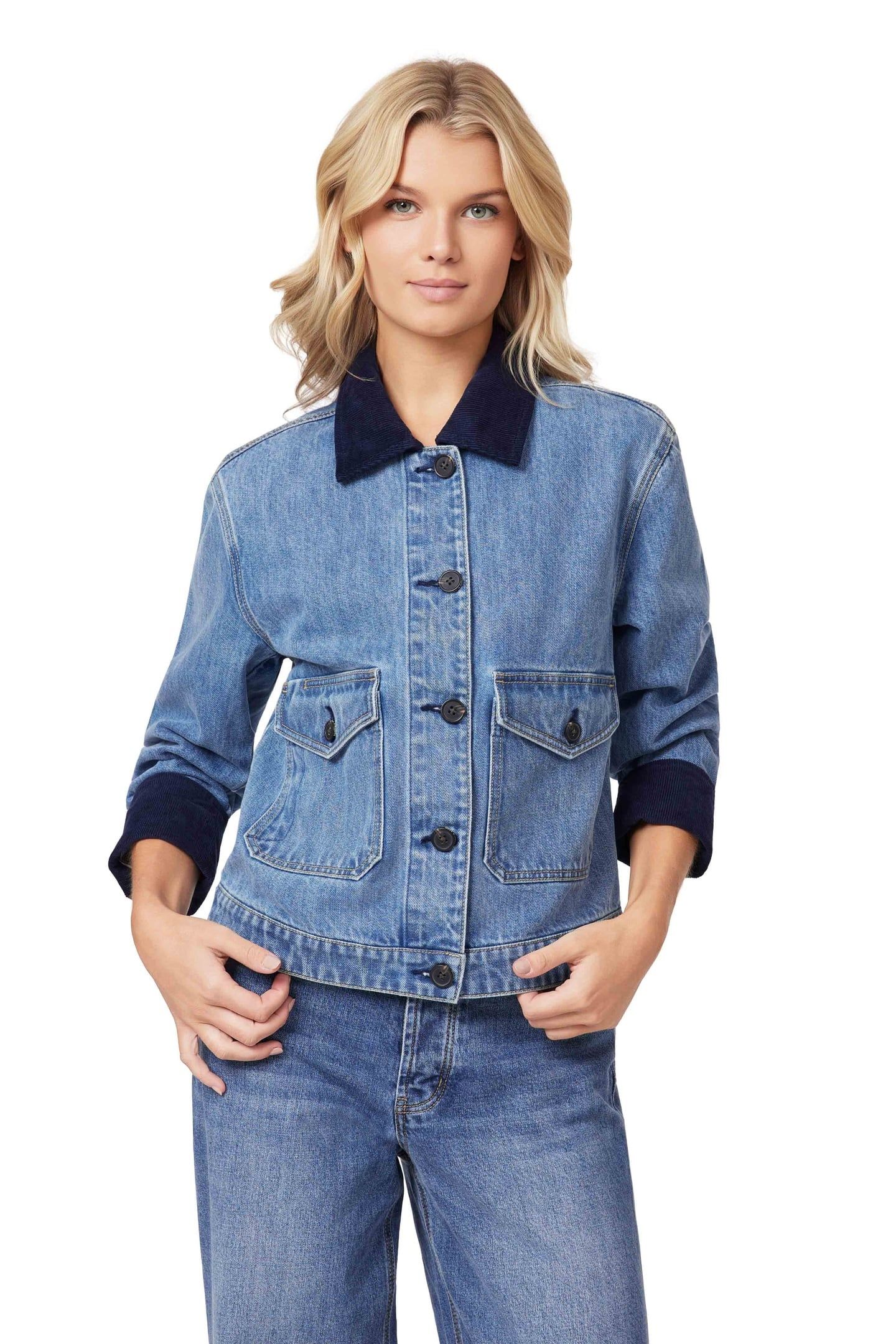 CROPPED CHORE JACKET FRENCH LAUNDRY 1