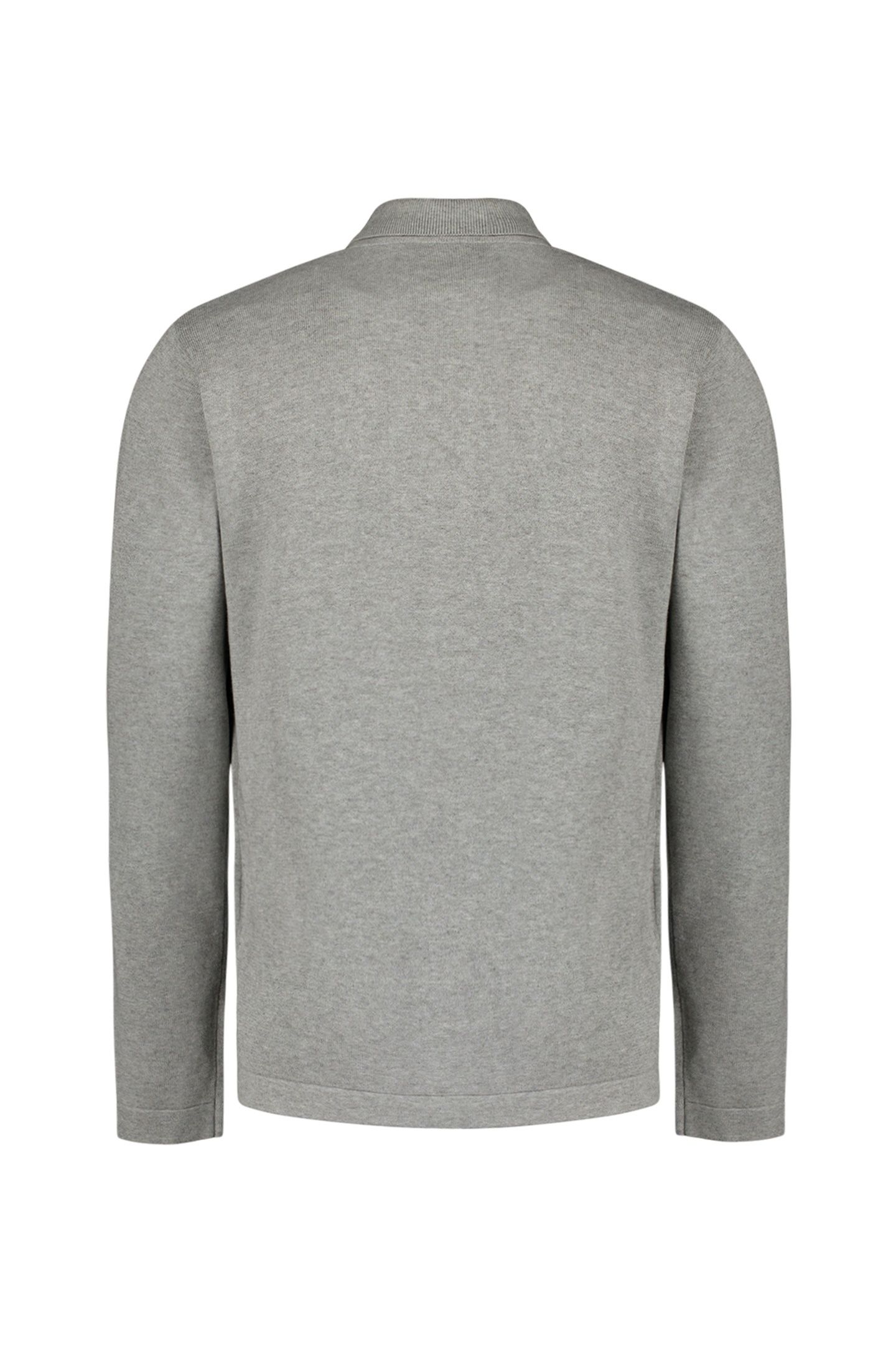 PULLOVER FULL BUTTON POLO GREY MELANGE 6