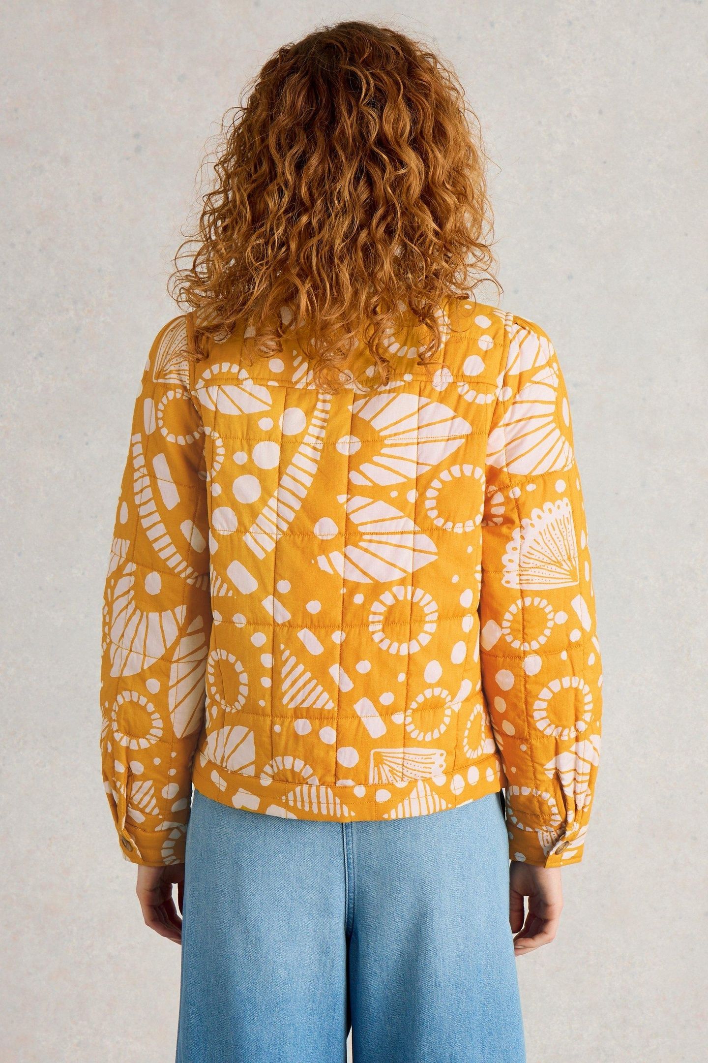 ARIANNE COTTON JACKET CHARTREUSE PRINT 3