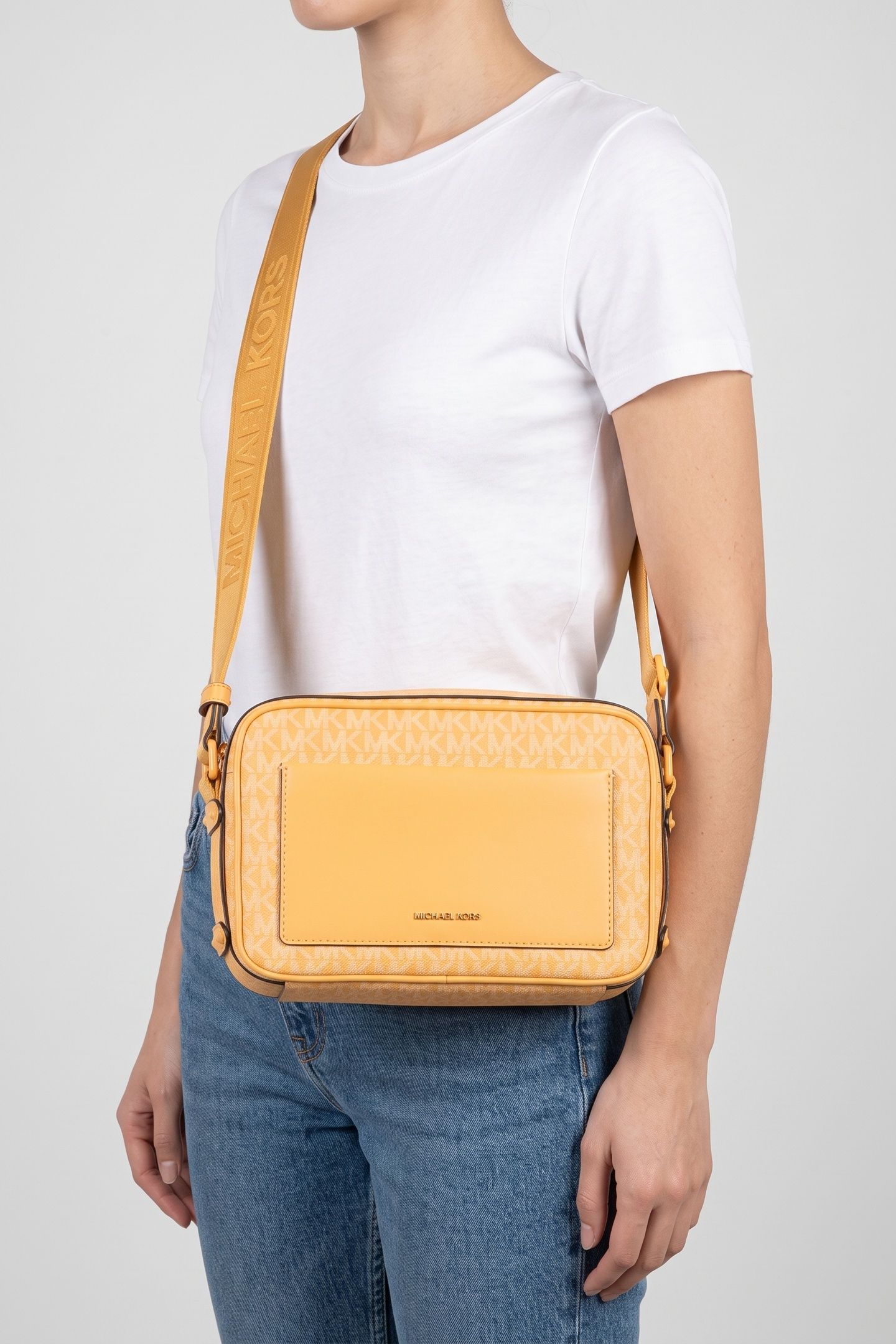 LARGE EAST/WEST POCKET CROSSBODY HONEYWHEAT 1