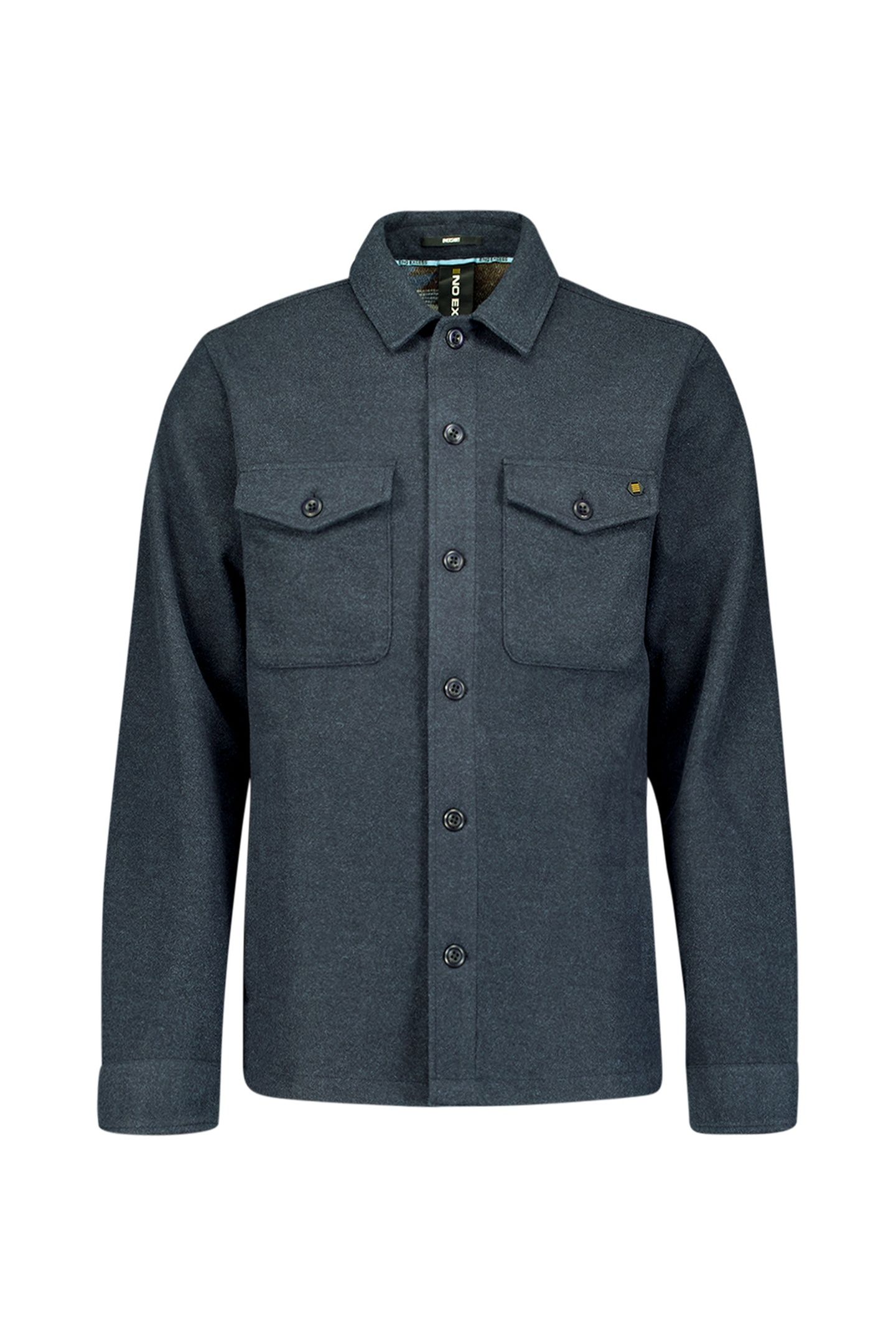OVERSHIRT BUTTON CLOSURE MELANGE NIGHT 5