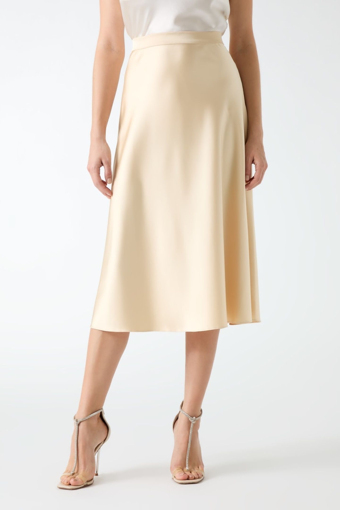 JOSETTE MIDI SKIRT CALM SANDS 2