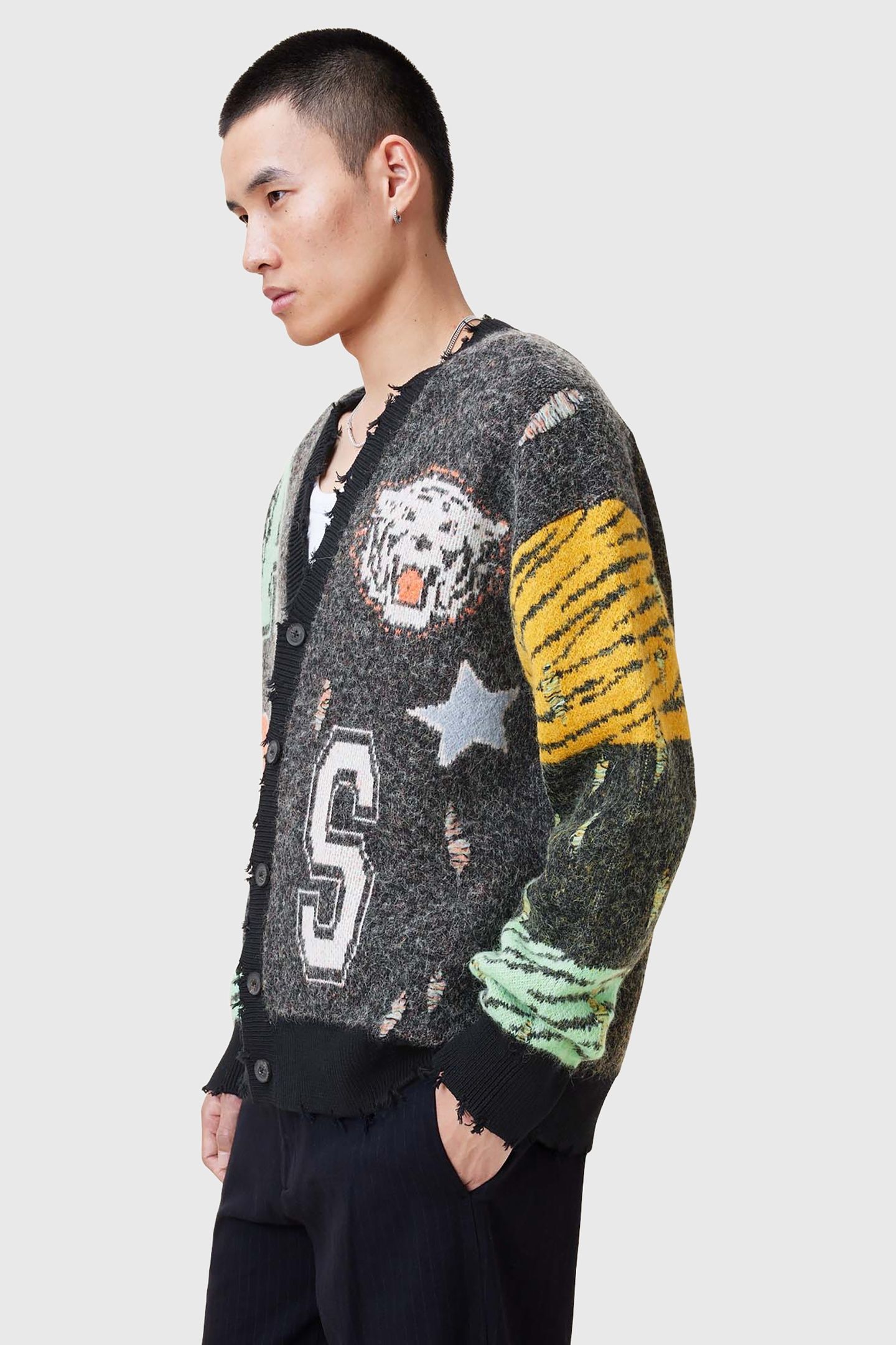 AKKI CARDIGAN CHARCOAL GREY 6