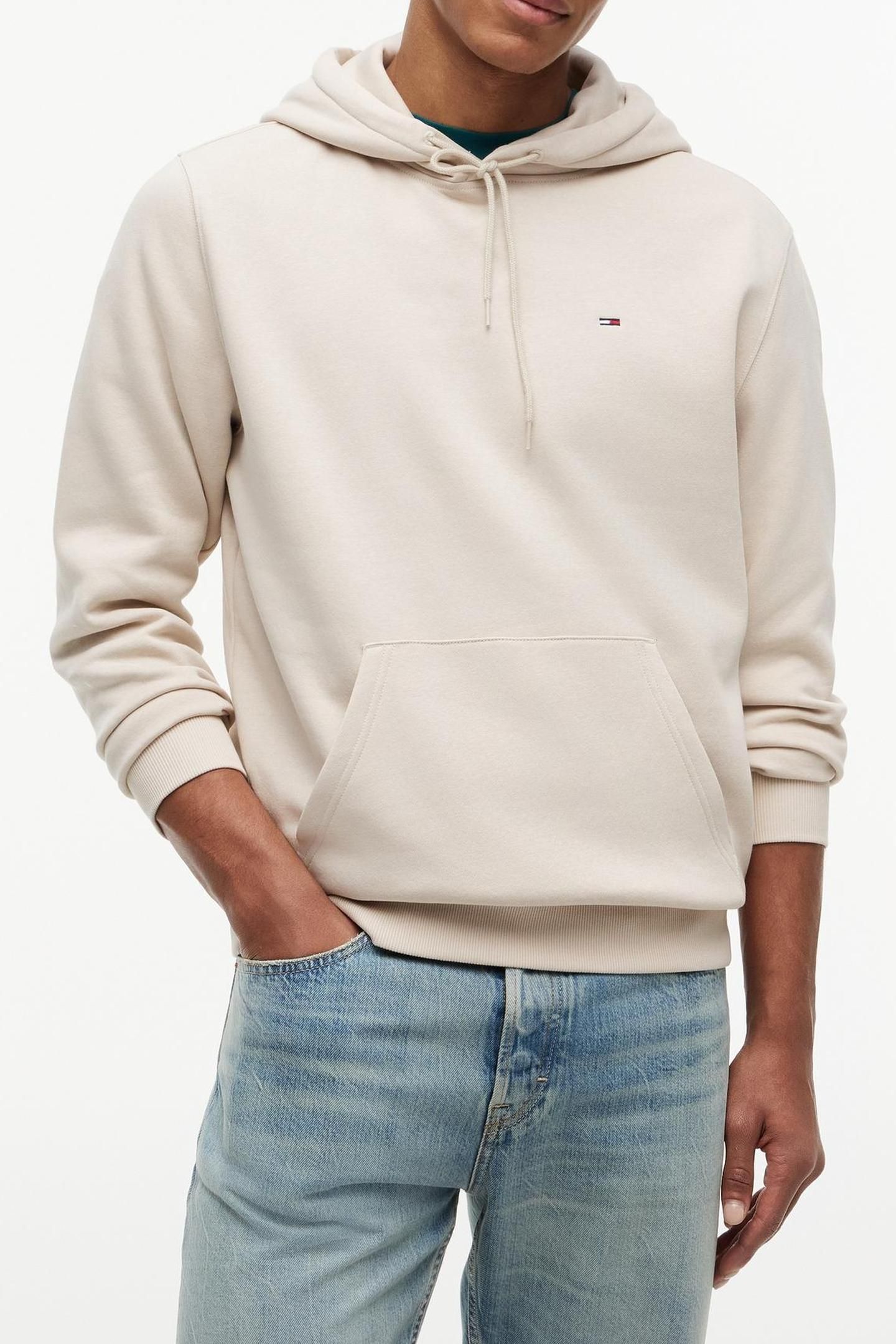 REGULAR FLAG HOODIE CLASSIC BEIGE 1