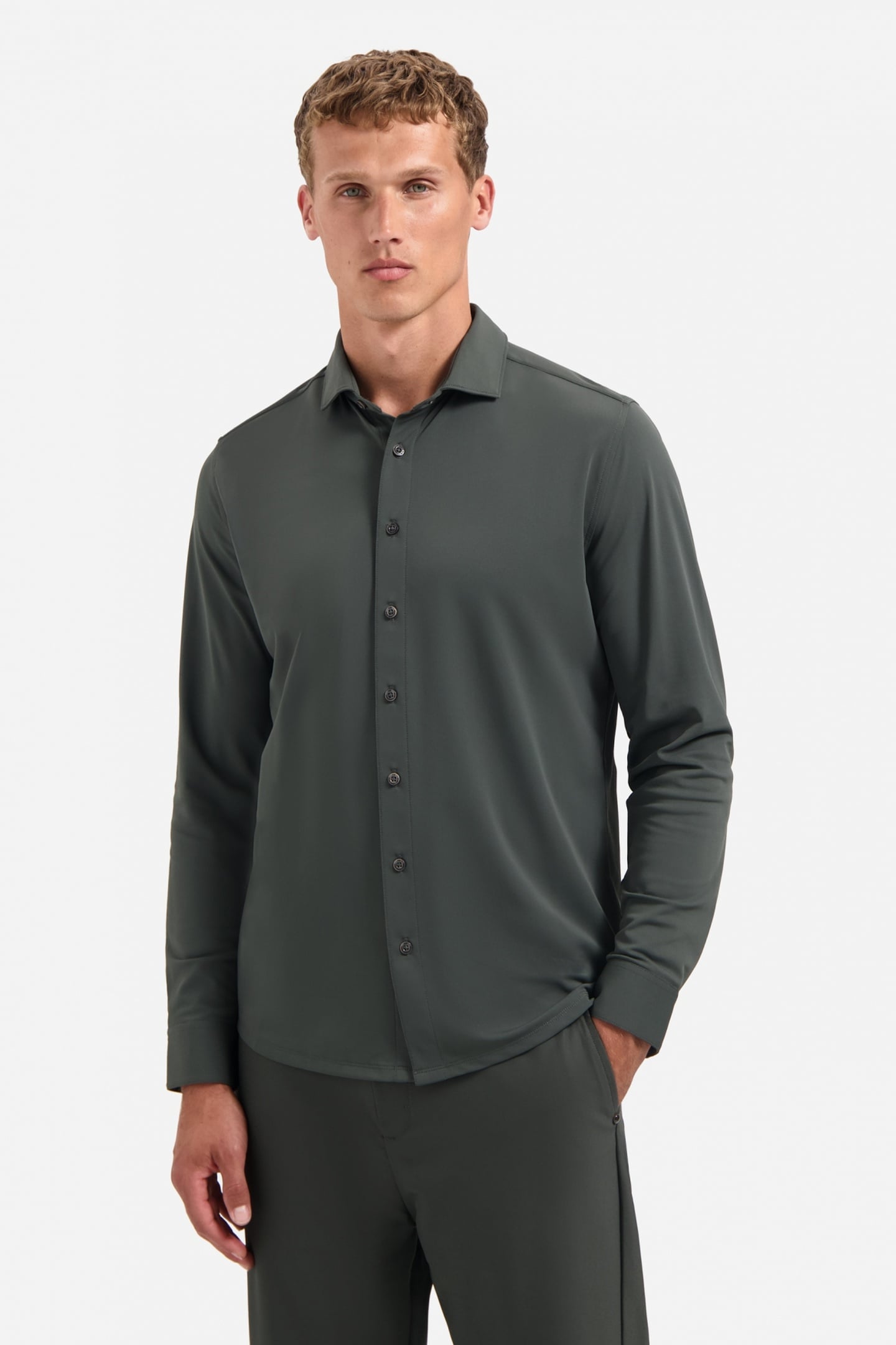 SHIRT JERSEY TRAVEL DARK STEEL 1