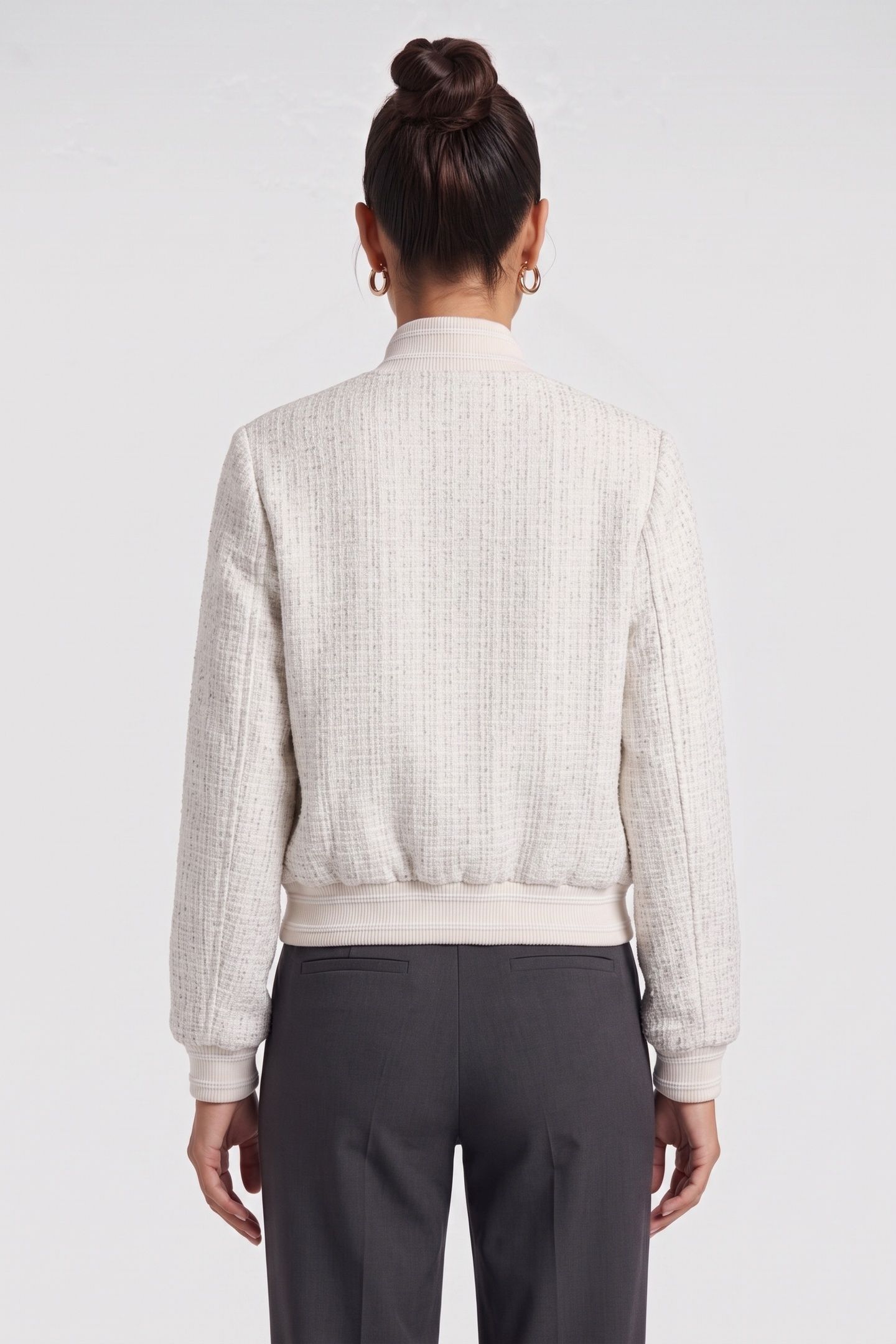 GUESS ECO NEW GLORIA TWEED BOM CREAM WHITE MULTI 2