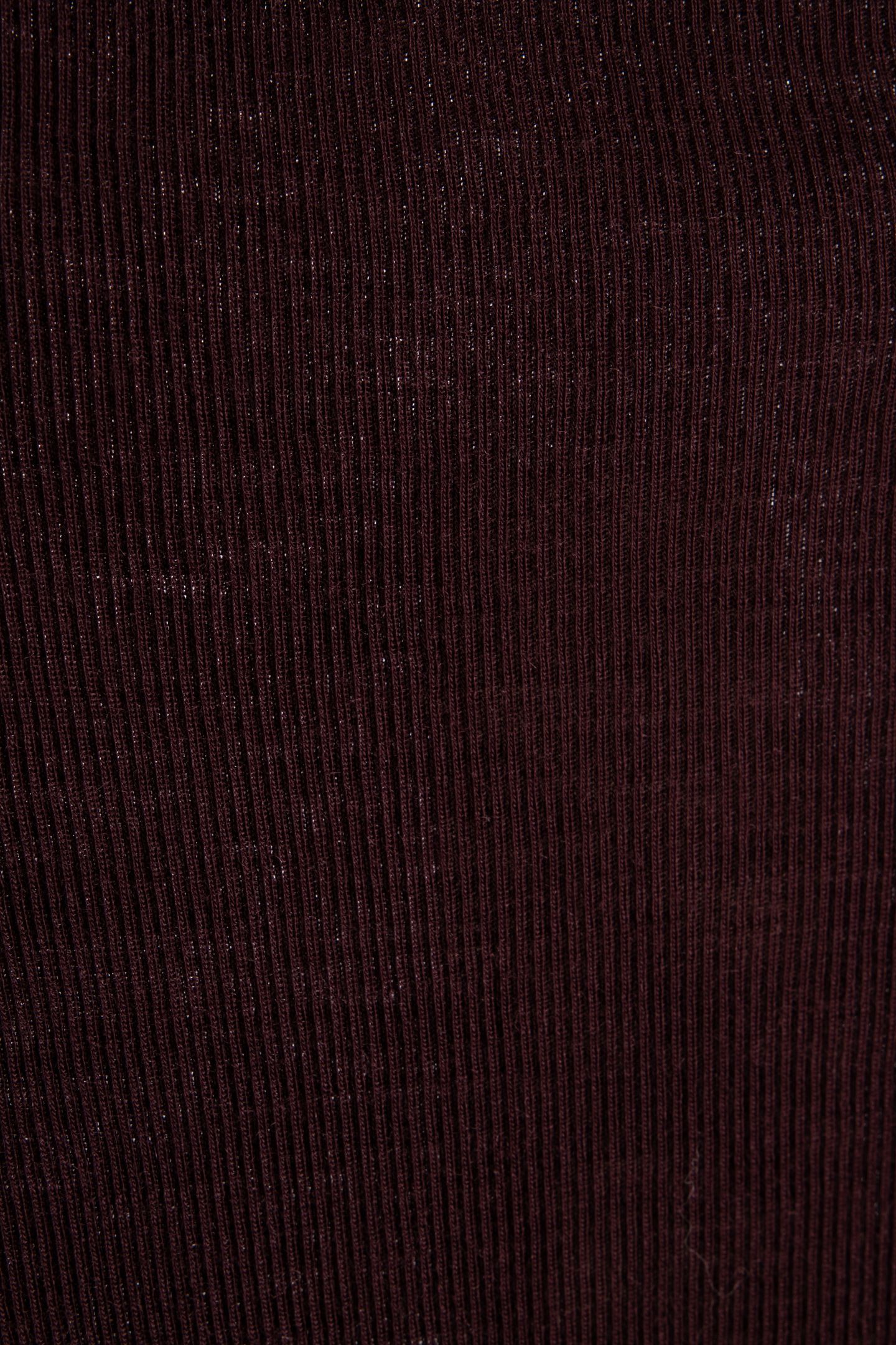 MOMA WOOL RIB MOCK NECK RED 4