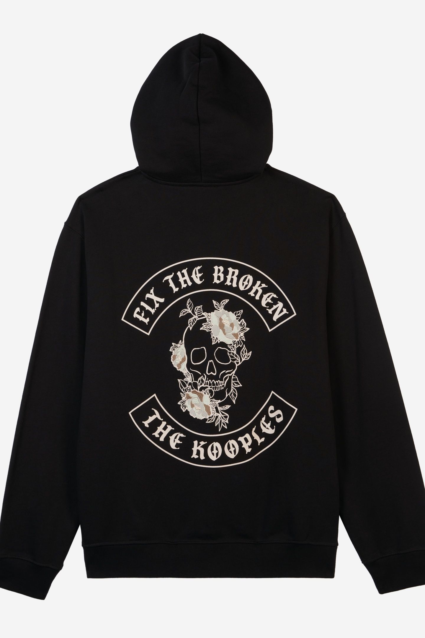 SWEATSHIRT WITH SNAKE BACK PRINT BLACK 5