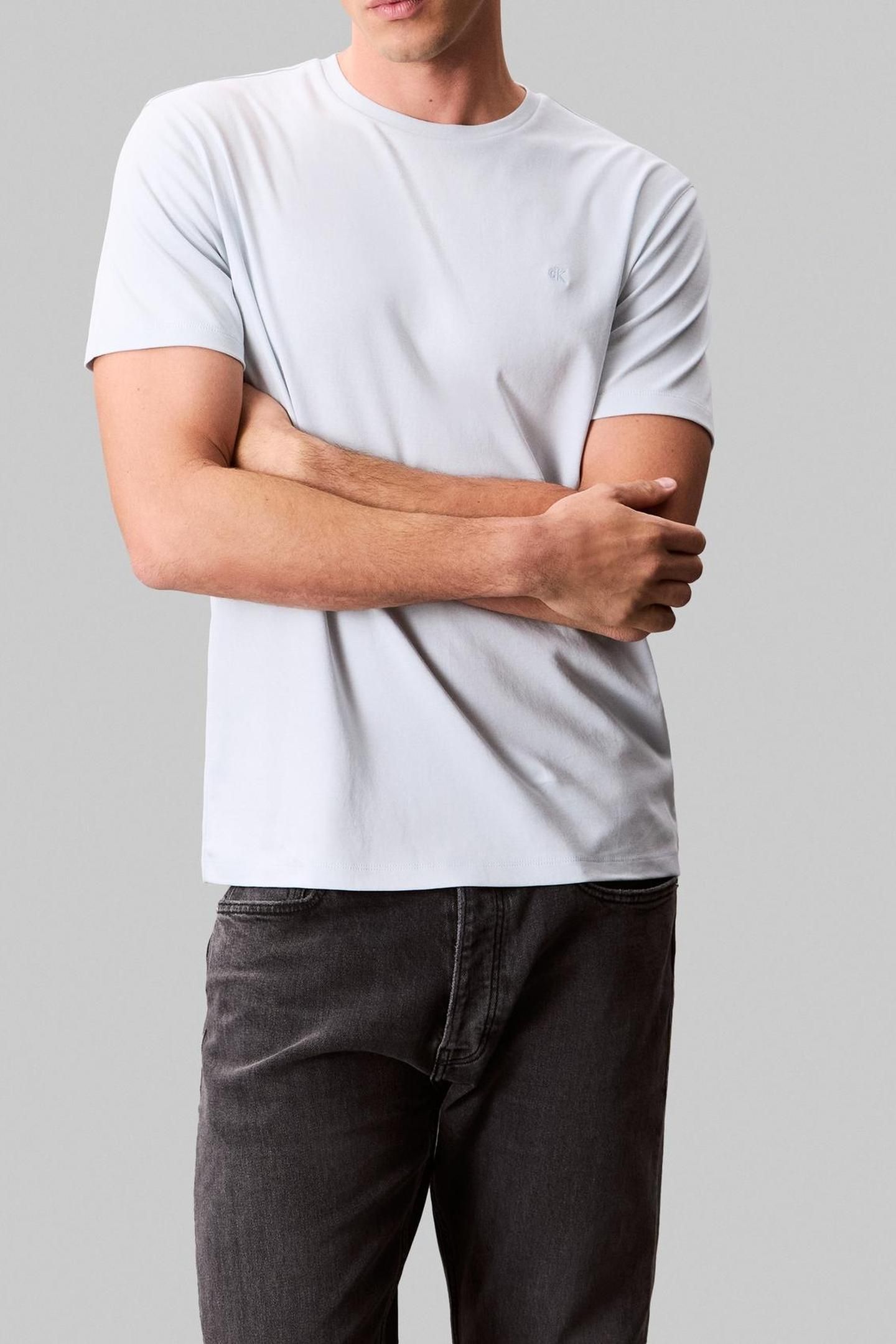 SS SUPIMA CHEST EMBROIDERY TEE PLEIN AIR 2