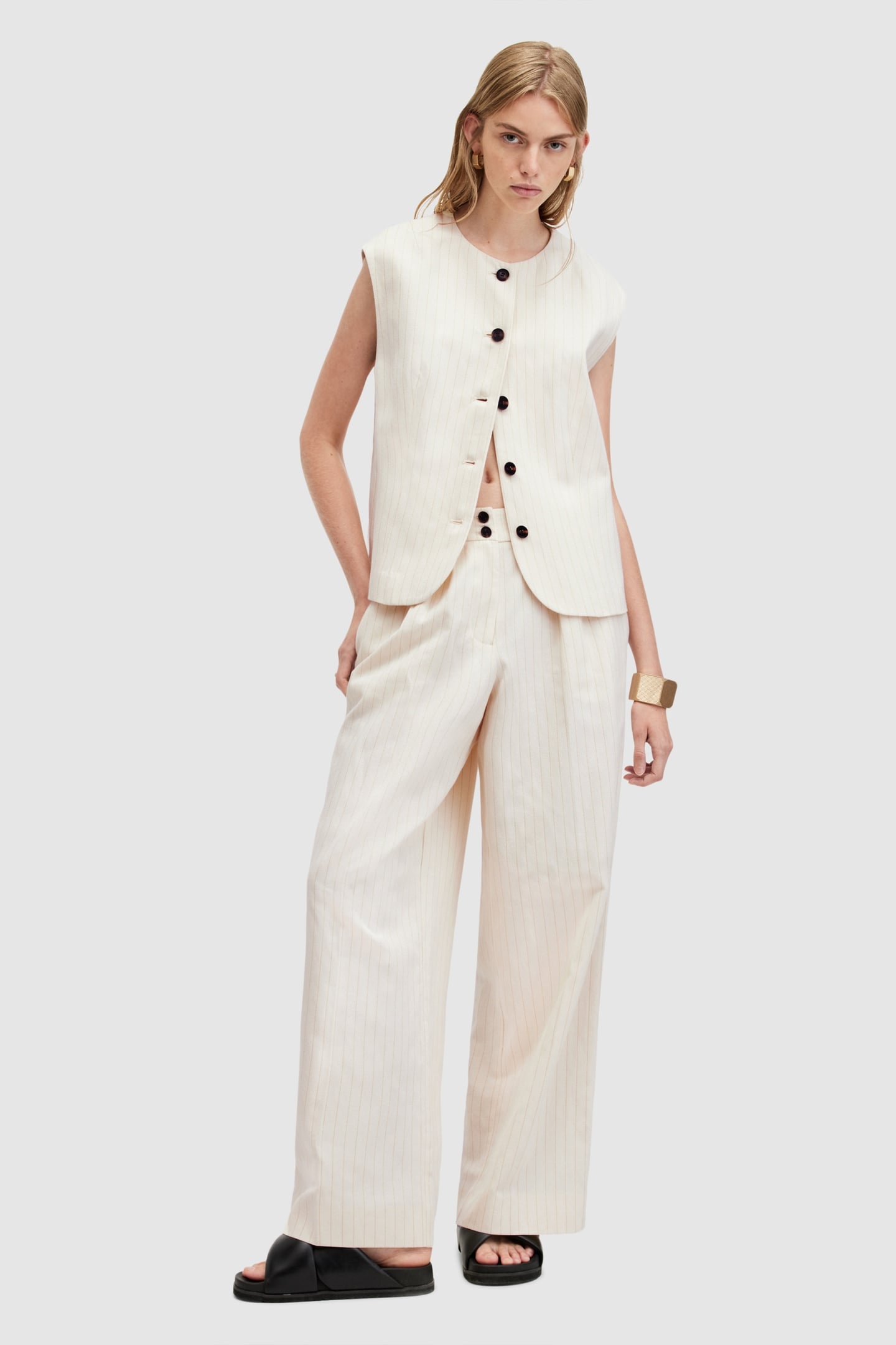 PAYTON WAISTCOAT IVORY WHITE 3