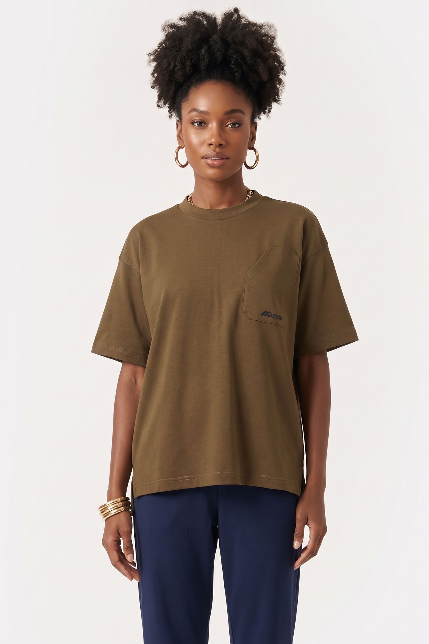 UNISEX SL HEAVY OUNCE T-SHIRT DARK OLIVE 2