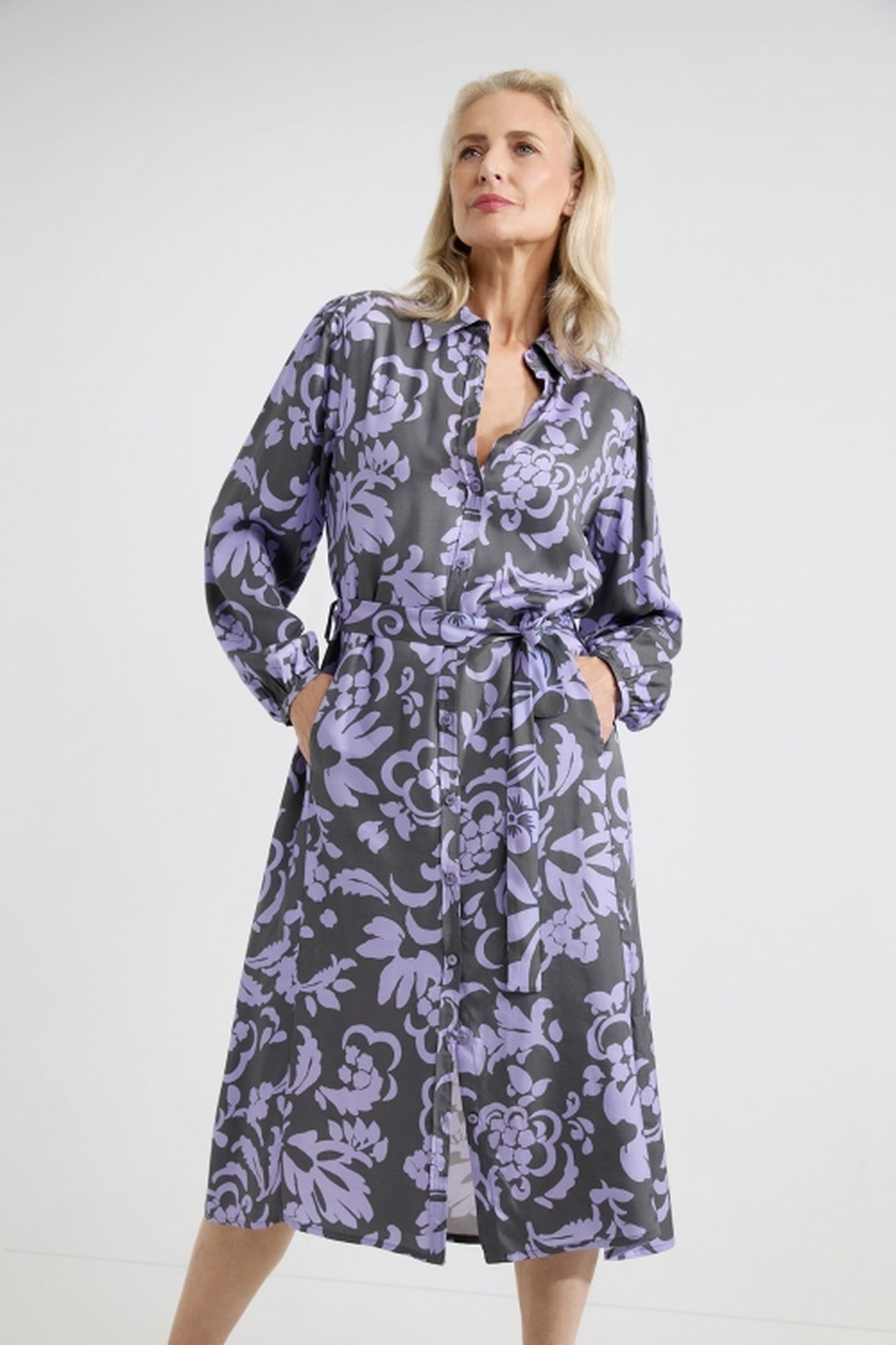 AMIRA DRESS LILAC PRINT 2