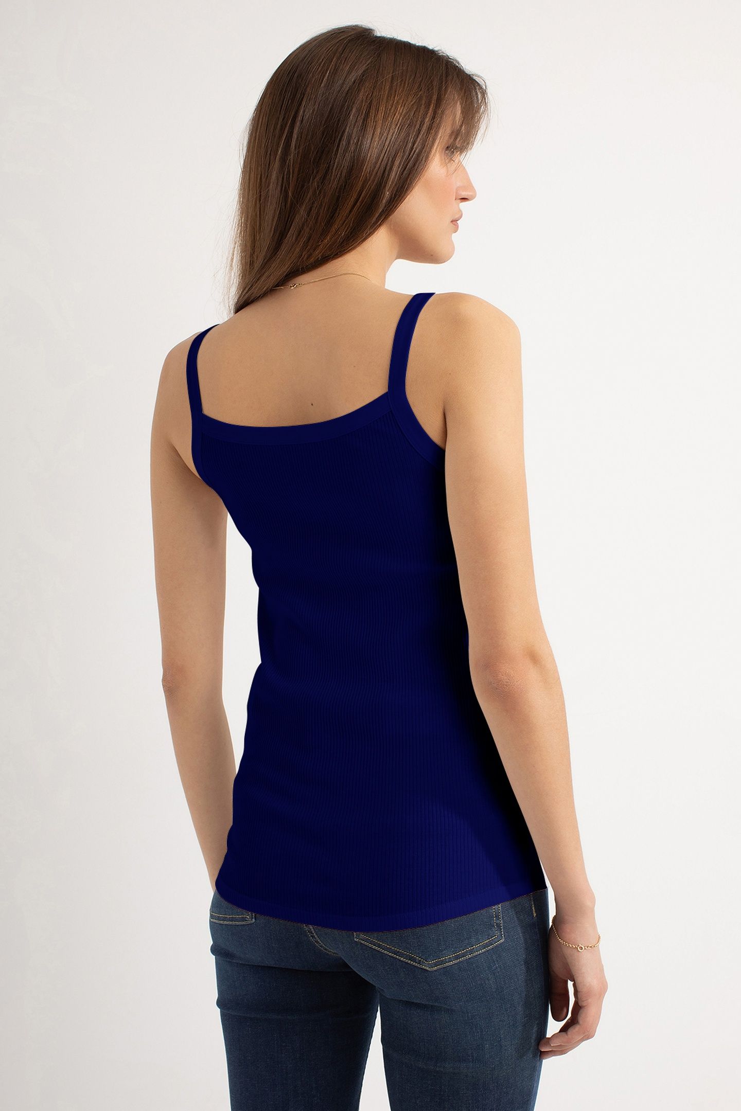 HOLLY TANK TOP RIB NAVY 3