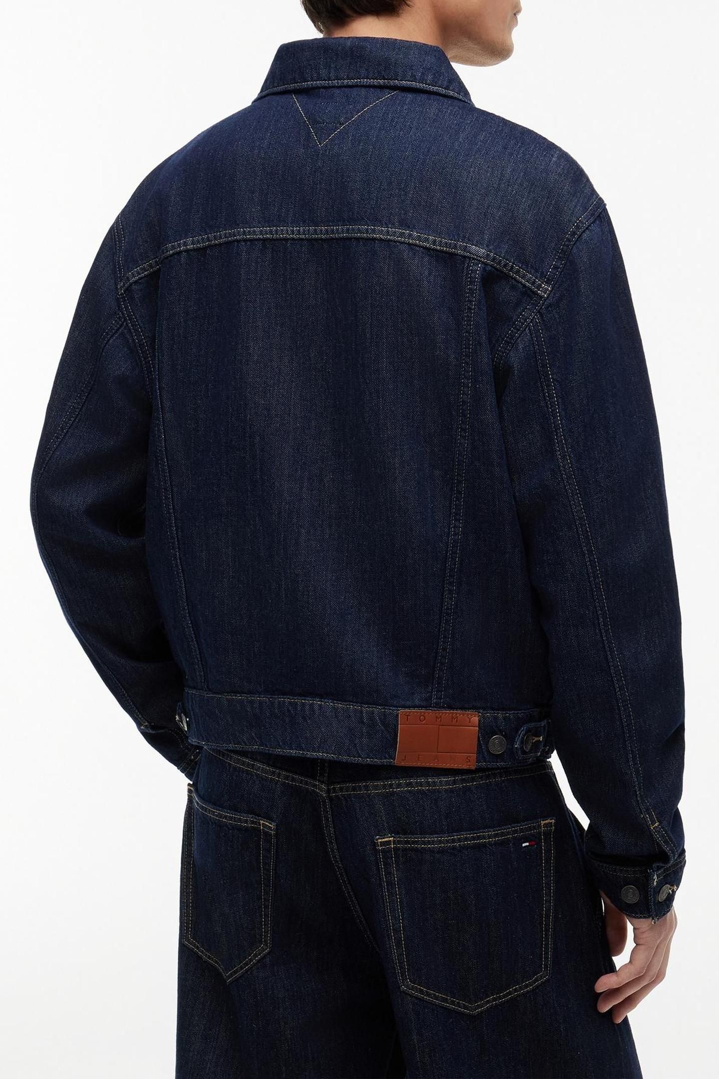 JAIMIE RELAXED TRUCKER JACKET DENIM DARK 2