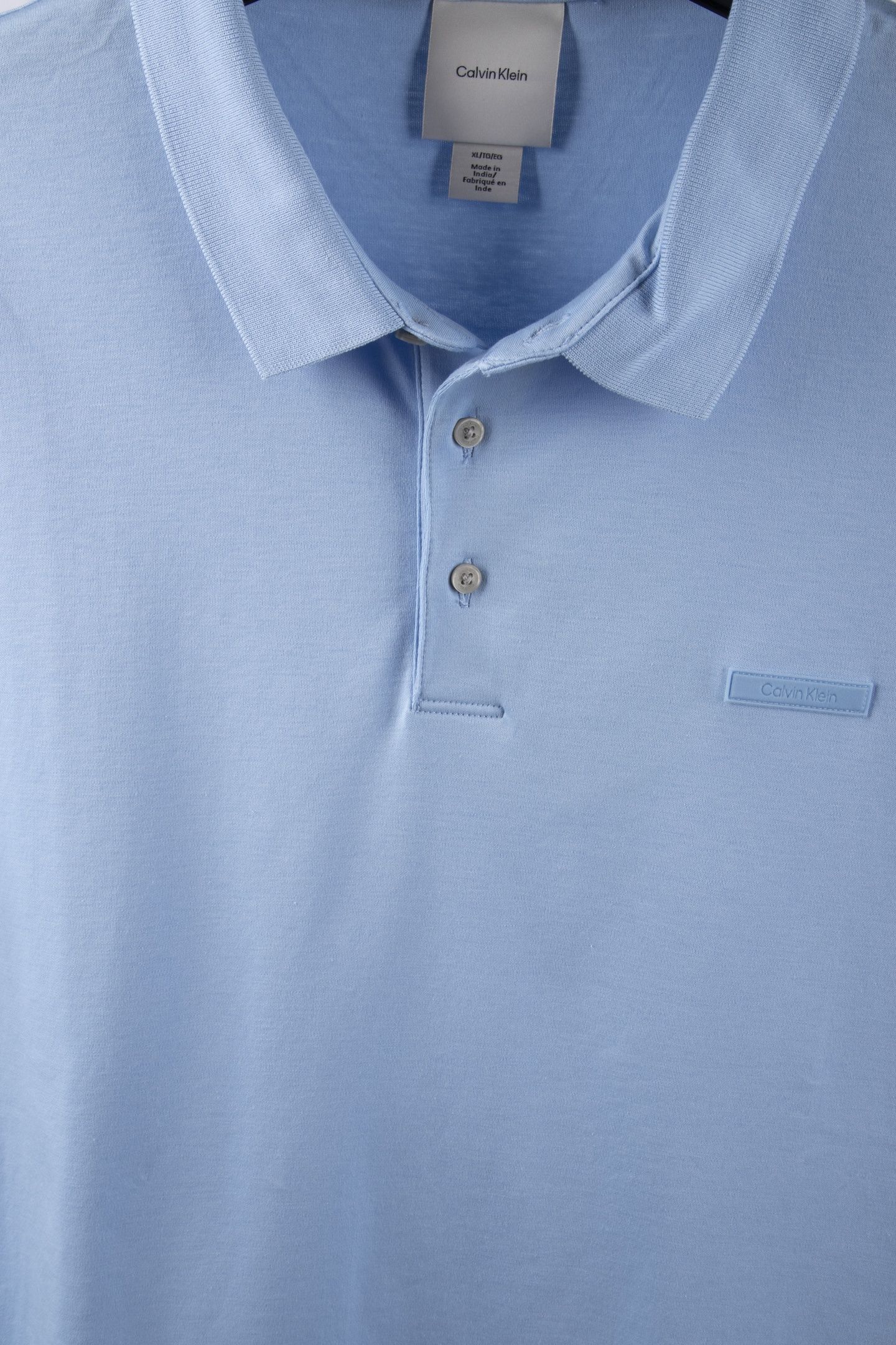 SS SLIM SUPIMA LOGO POLO PLACID BLUE 4