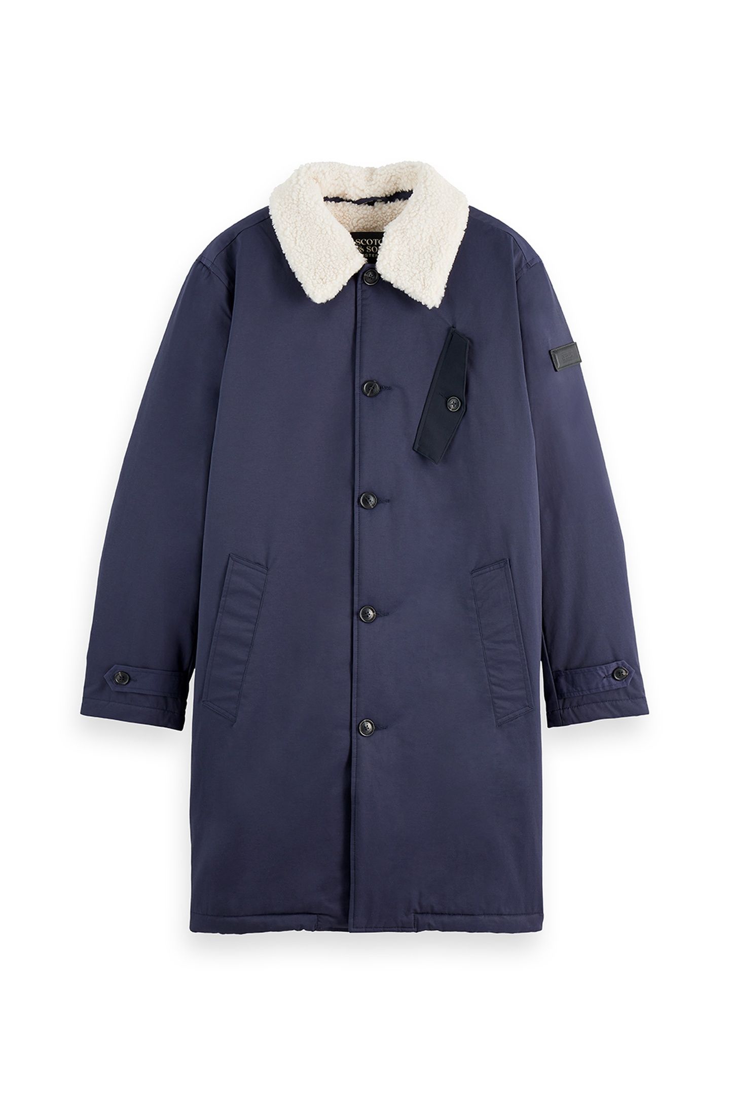 TEDDY COLLAR COAT PEACOAT 4