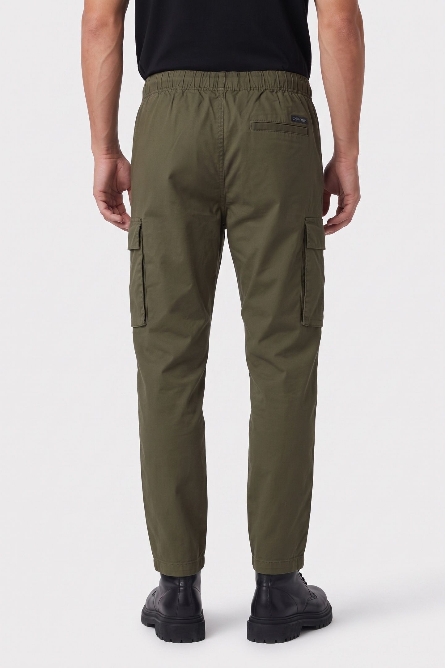 COTTON PULL ON STRAIGHT PANTS FATIGUE 2