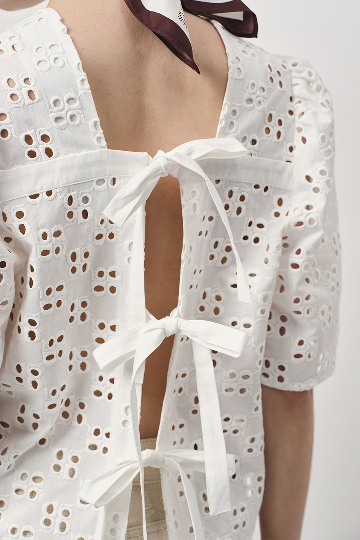 MALVA BRODERIE ANGLAISE TOP OPTIC WHITE 6