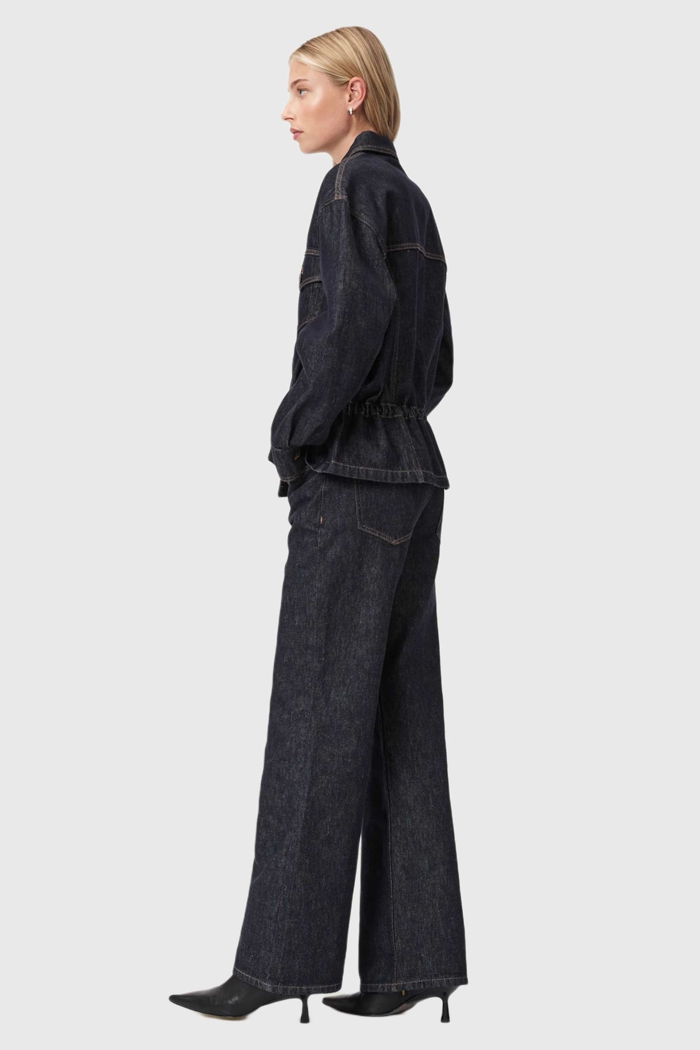EMBER BOOTCUT JEAN RAW INDIGO BLUE 4
