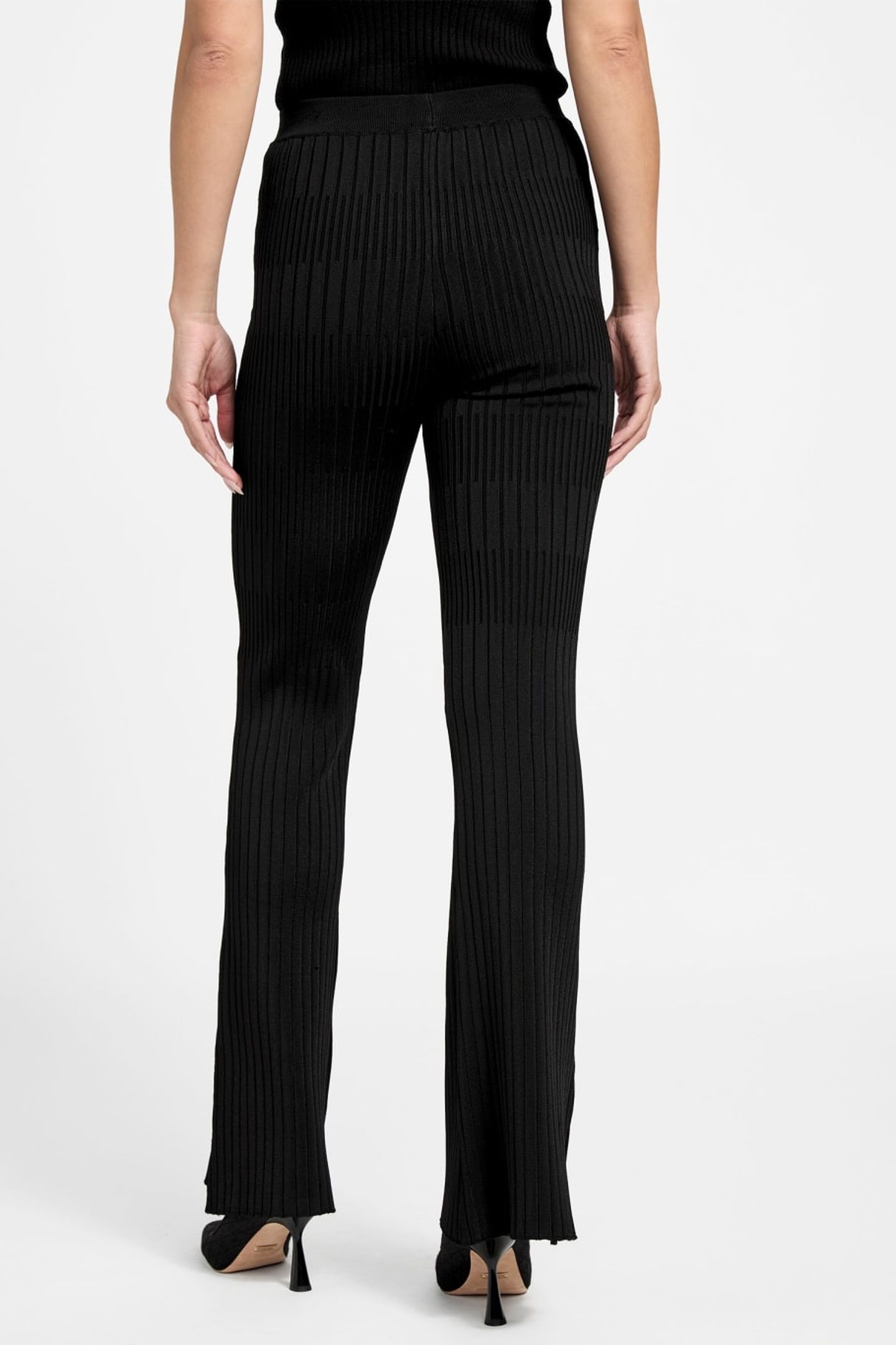 JANET RIBBED PANT SW JET BLACK A996 6