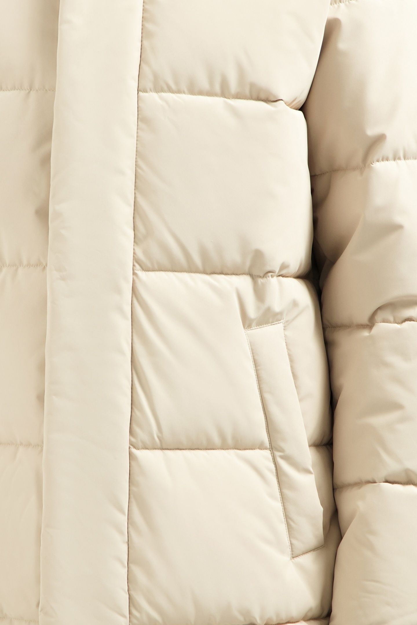 JACKET LONG PARKA HOOD PADDED CREAM 7
