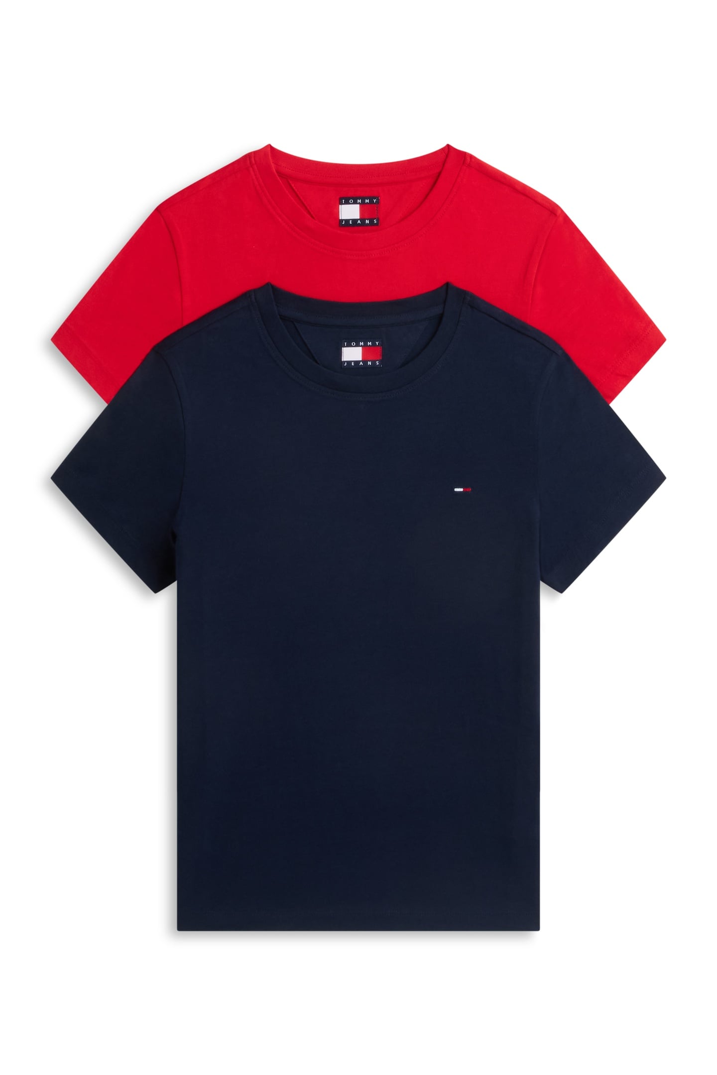 2-PACK C-NECK TEE DARK NIGHT NAVY/AMARYLLIS RED 1