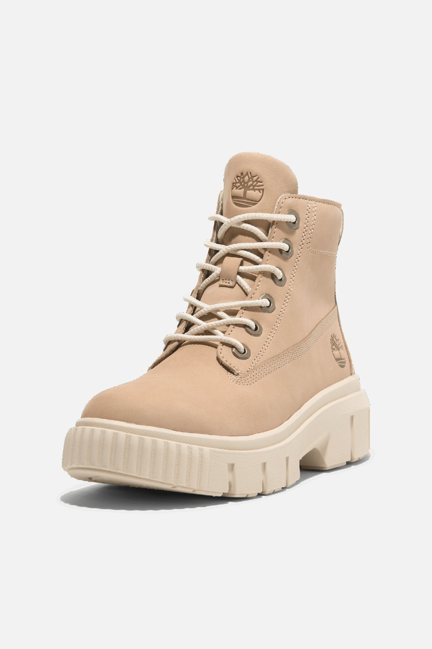 GREYFIELD MID LACE UP BOOT LIGHT BEIGE NUBUCK 3