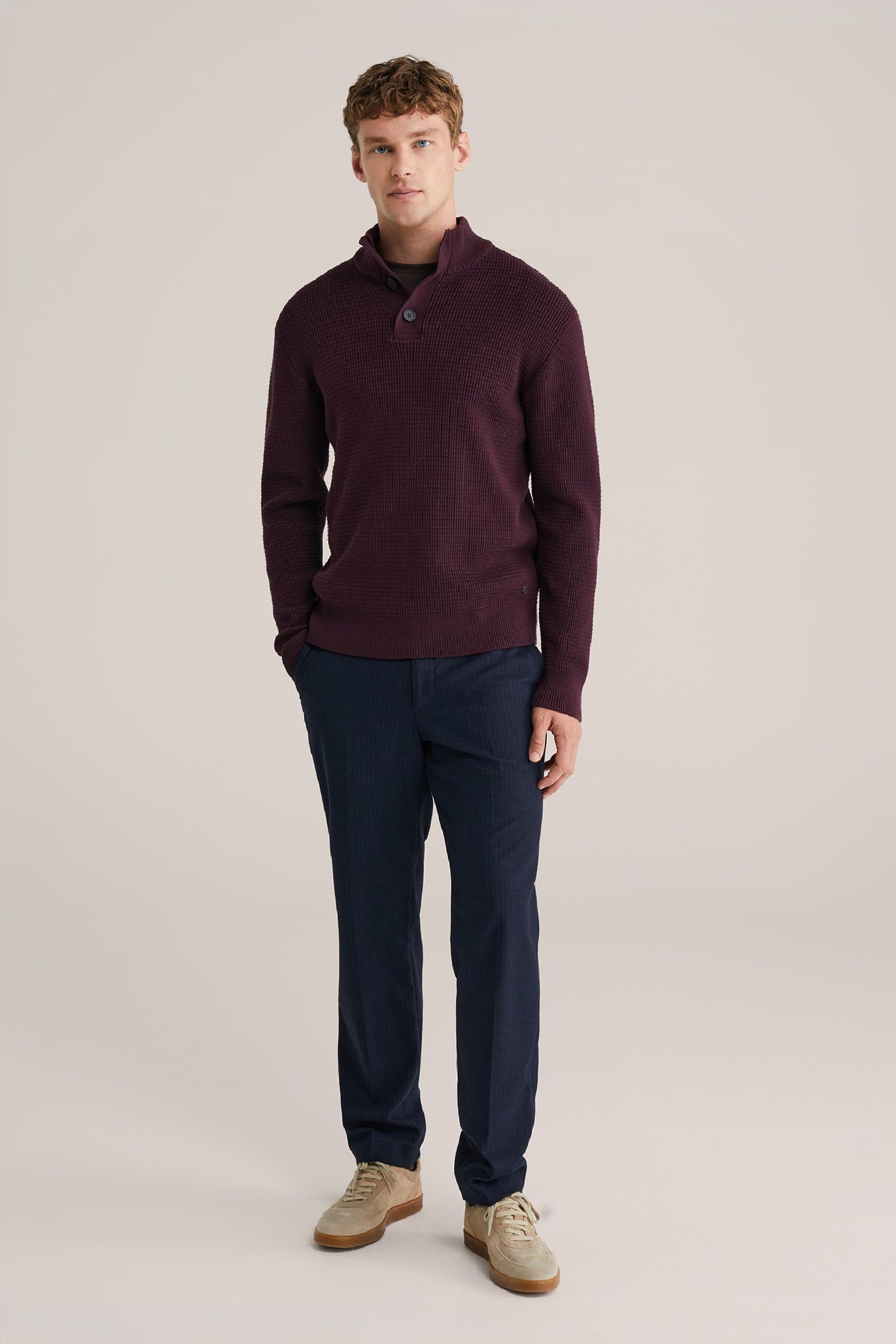 PULLOVER AUBERGINE 2