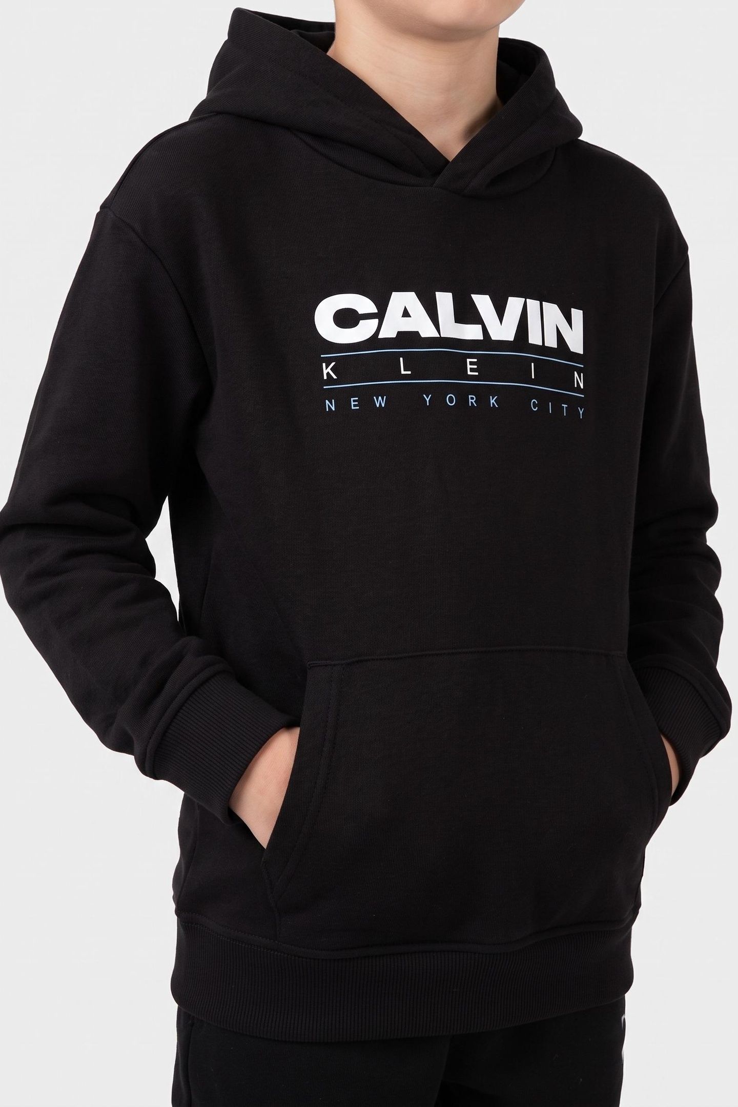 BOYS CALVIN KLEIN GRAPHIC TEE BLACK 1