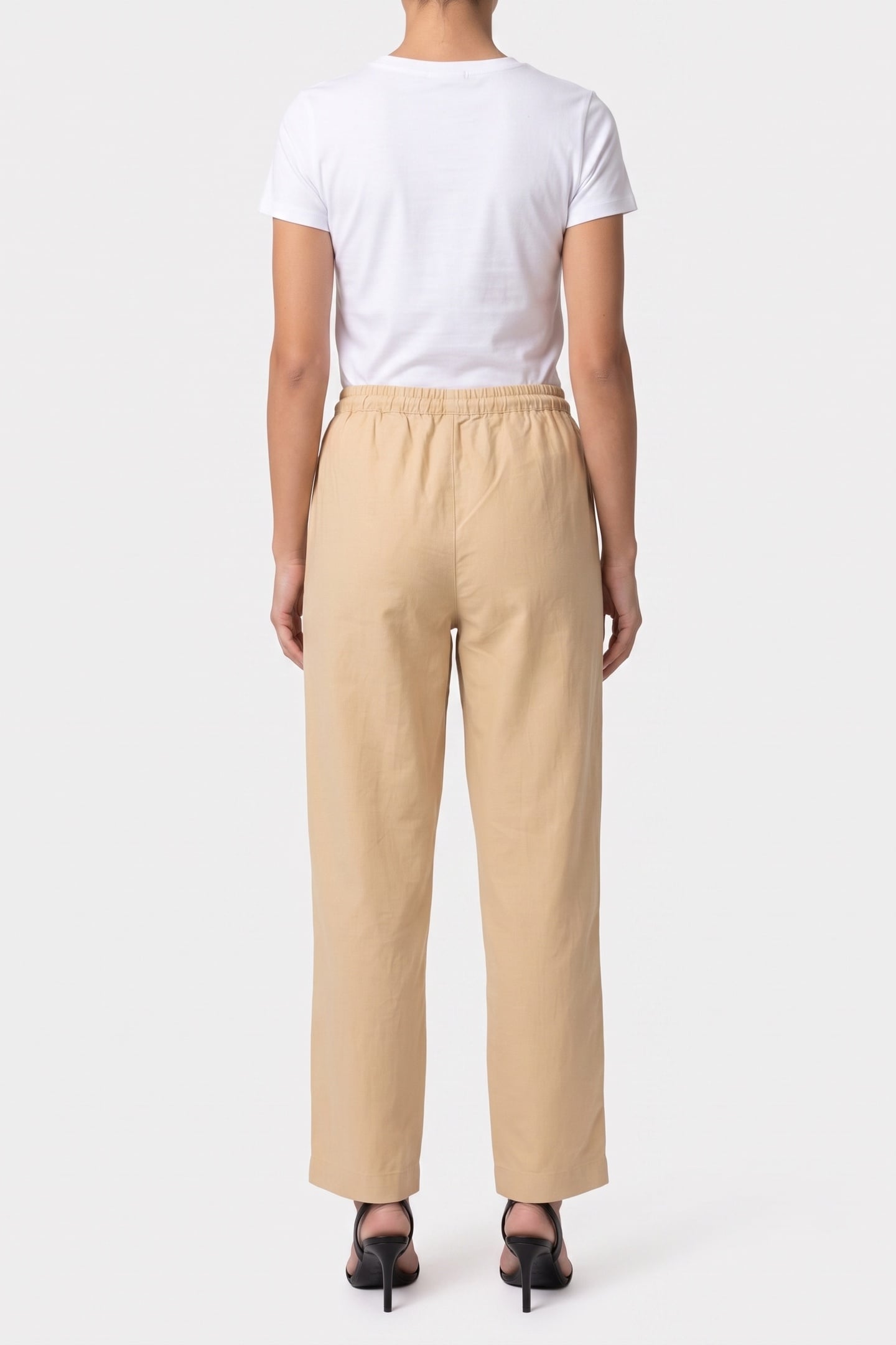 TIDE TENCEL LINEN TROUSERS YELLOW 2