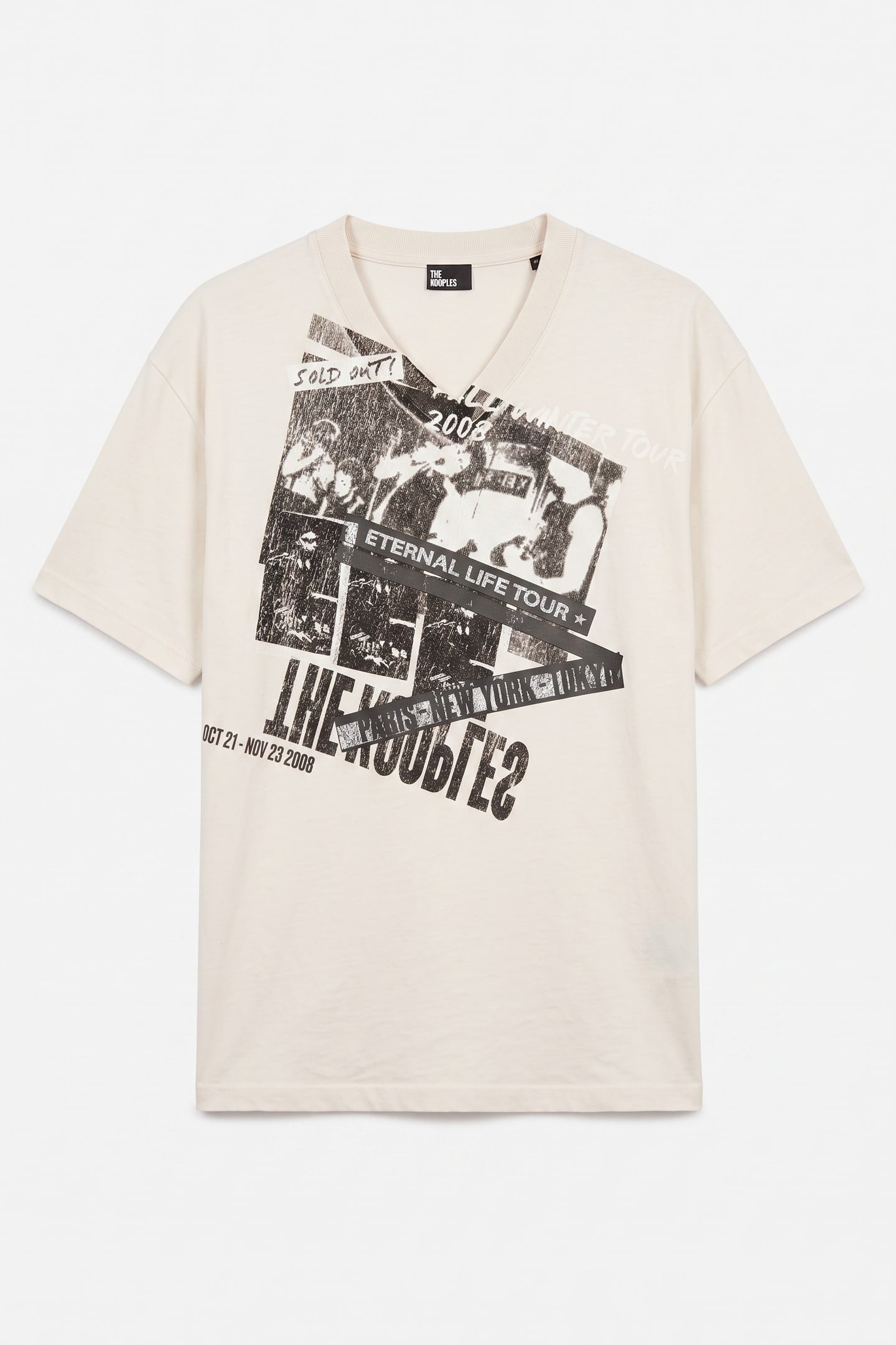 SHORT-SLEEVED T-SHIRT WITH PRINT ECRU 5
