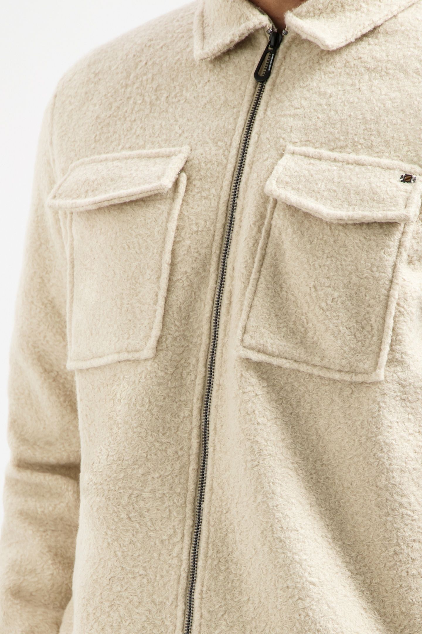 OVERSHIRT ZIPPER WOOL LOOK KIT 7