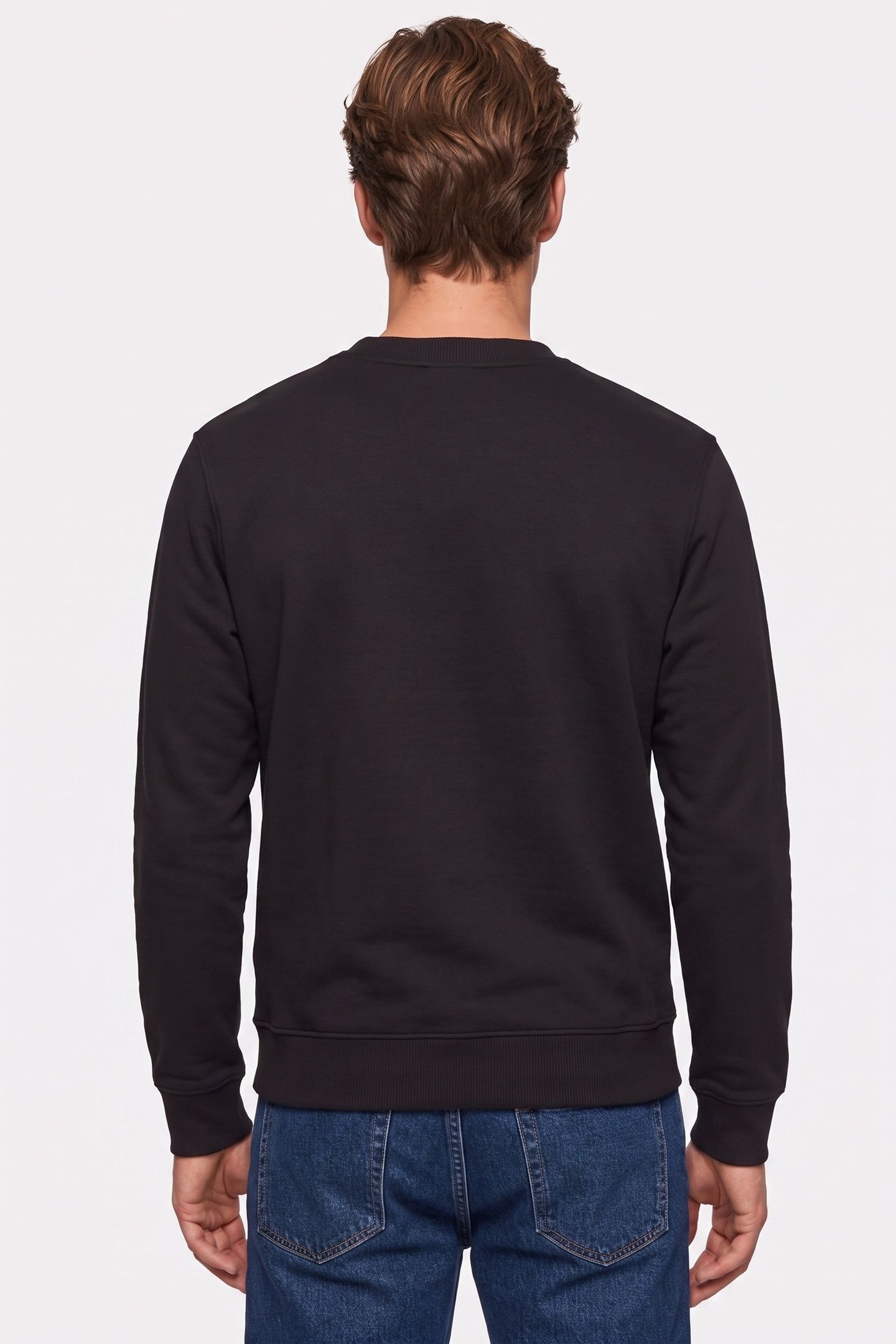 LS 350 TERRY SWEATER BLACK 2