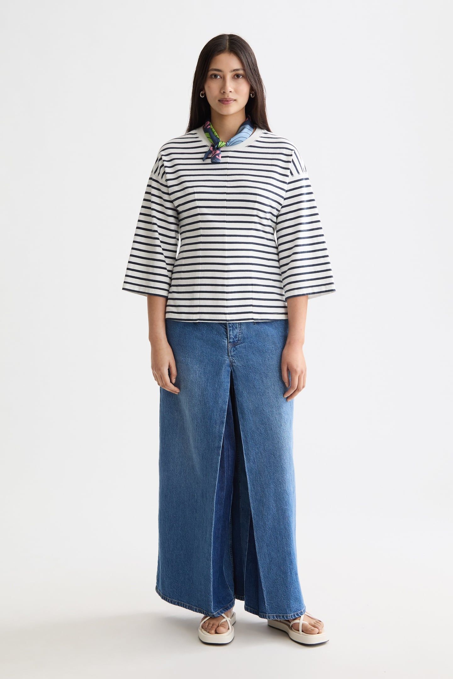 THE WAVE CUSTOM CROPPED WIDE LEG JEANS — ART FROM THE HEART 2