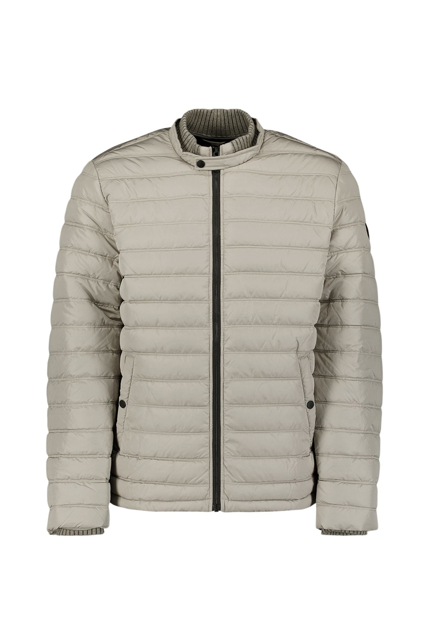 JACKET SHORT FIT PADDED STONE 4