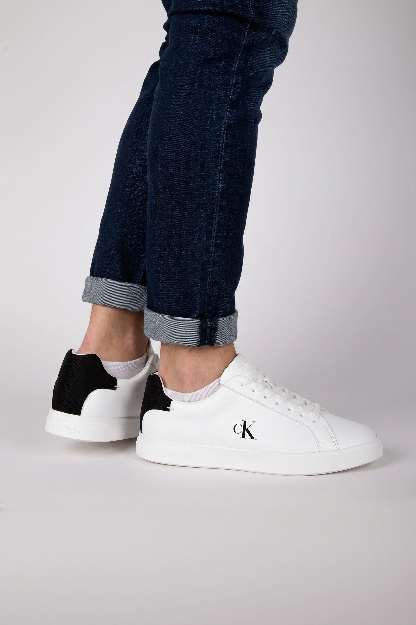 LOW PRO CUP LACEUP LEATHER SHOES BRIGHT WHITE/BLACK 2