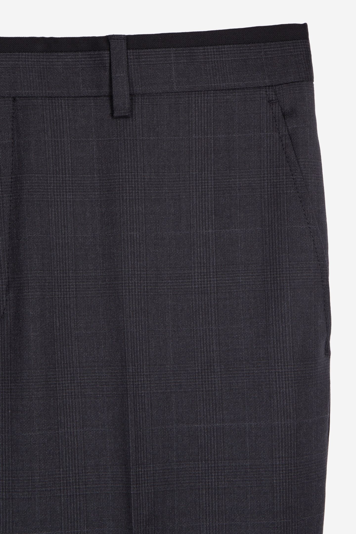 CHECKERED SUIT JACKET DARK GREY 5