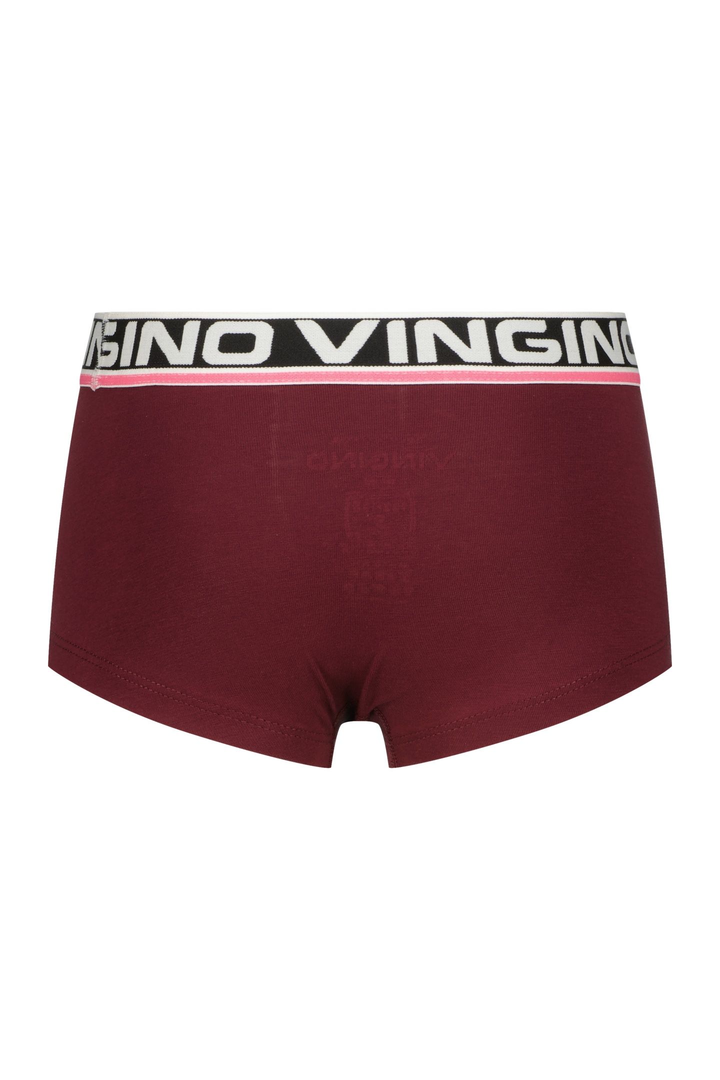 GIRLS ANIMAL 3PACK HIPSTER BURGUNDY RED 8